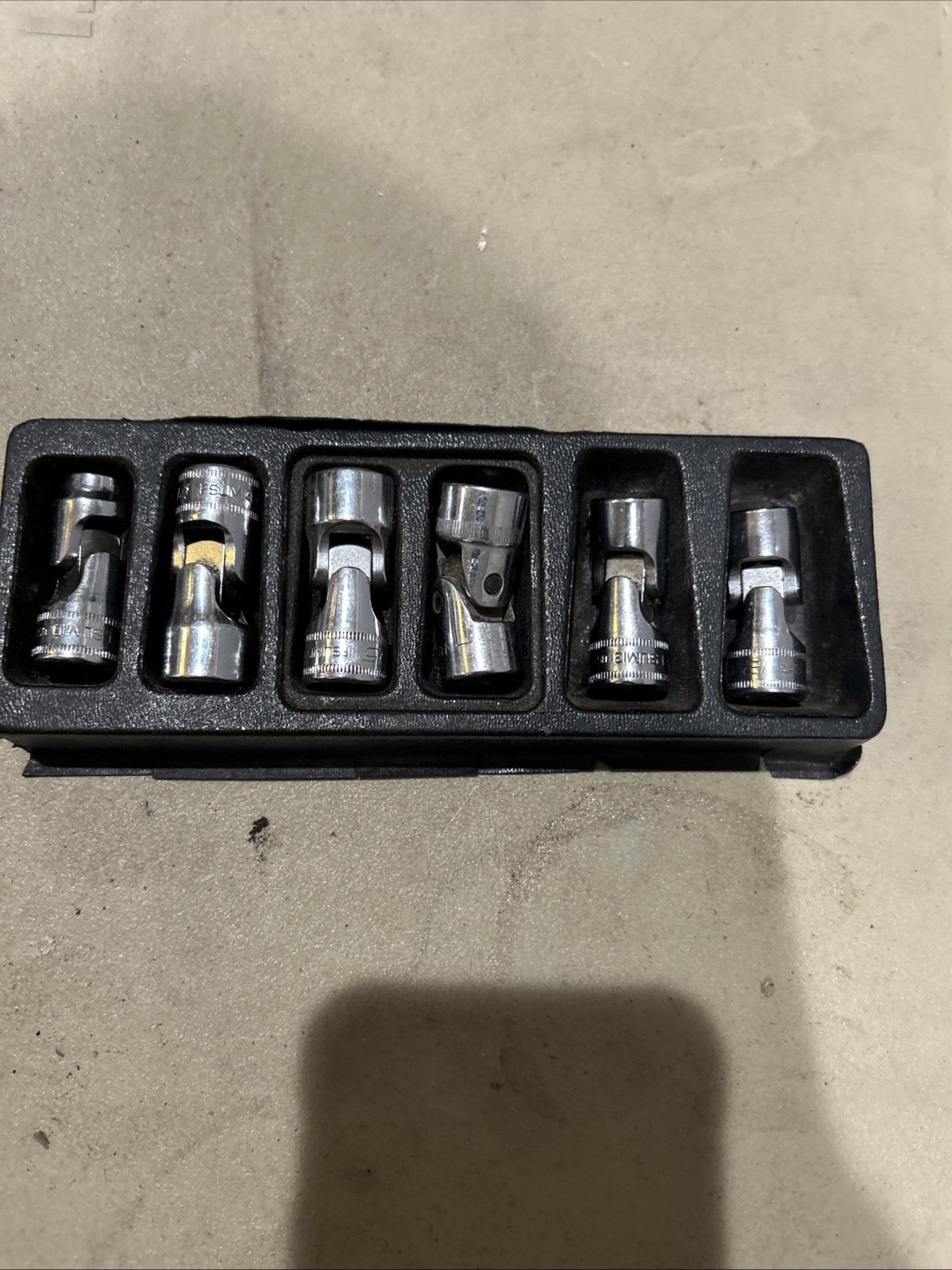 🇺🇸 Snap On Tools Swivel 3/8″ DR Universal Socket Set Lot Metric Wobble 6PT
