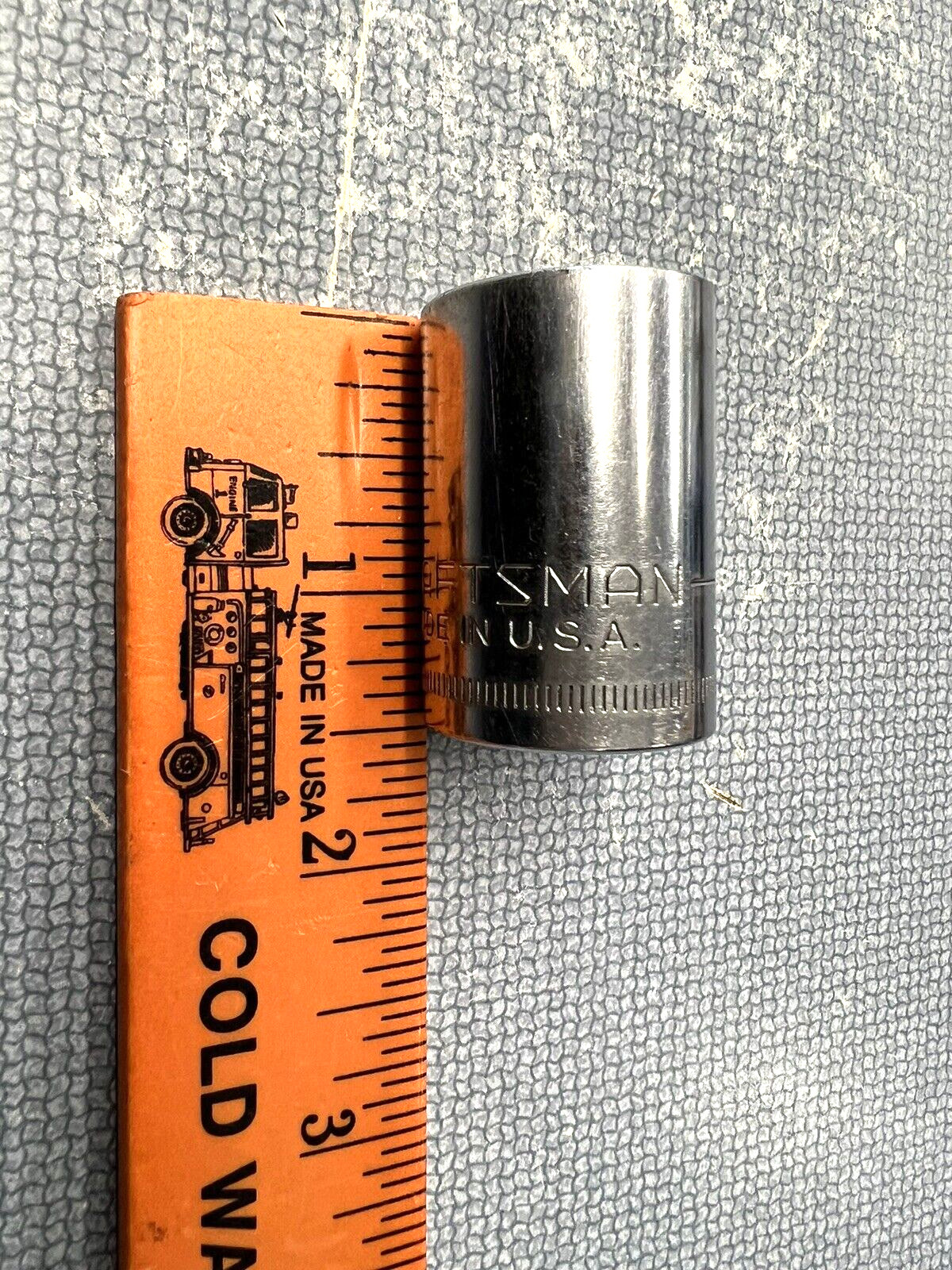 Vintage Craftsman 19mm 12 point 1/2″ Drive Socket V series 44238 Made in USA
