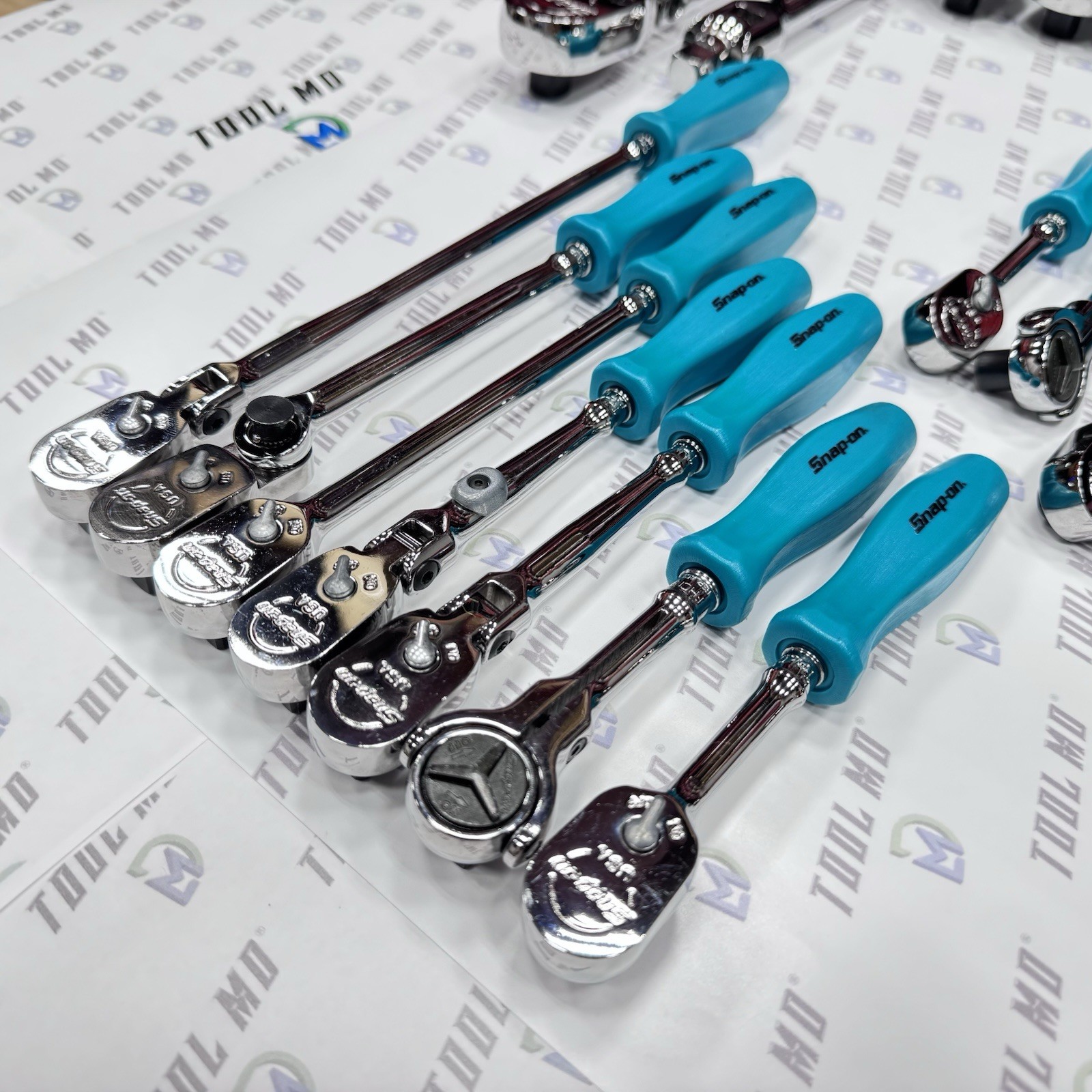 Snap-on Tools RARE TEAL 43pc «HOLY GRAIL» 1/2″ 3/8″ 1/4″ Drive Ratchet Set
