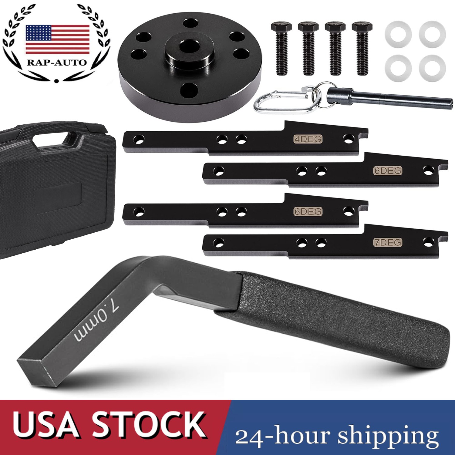 3163021 Cam Timing Tool Kit+3163530 Engine Brake Adjustment Tool 7MM for Cummins