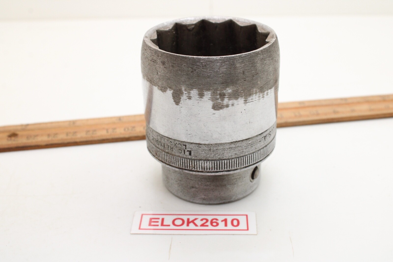 Snap-on LDH-522 3/4″ Drive 12 Point 1-5/8″ Socket SAE Shallow Socket Reissue USA