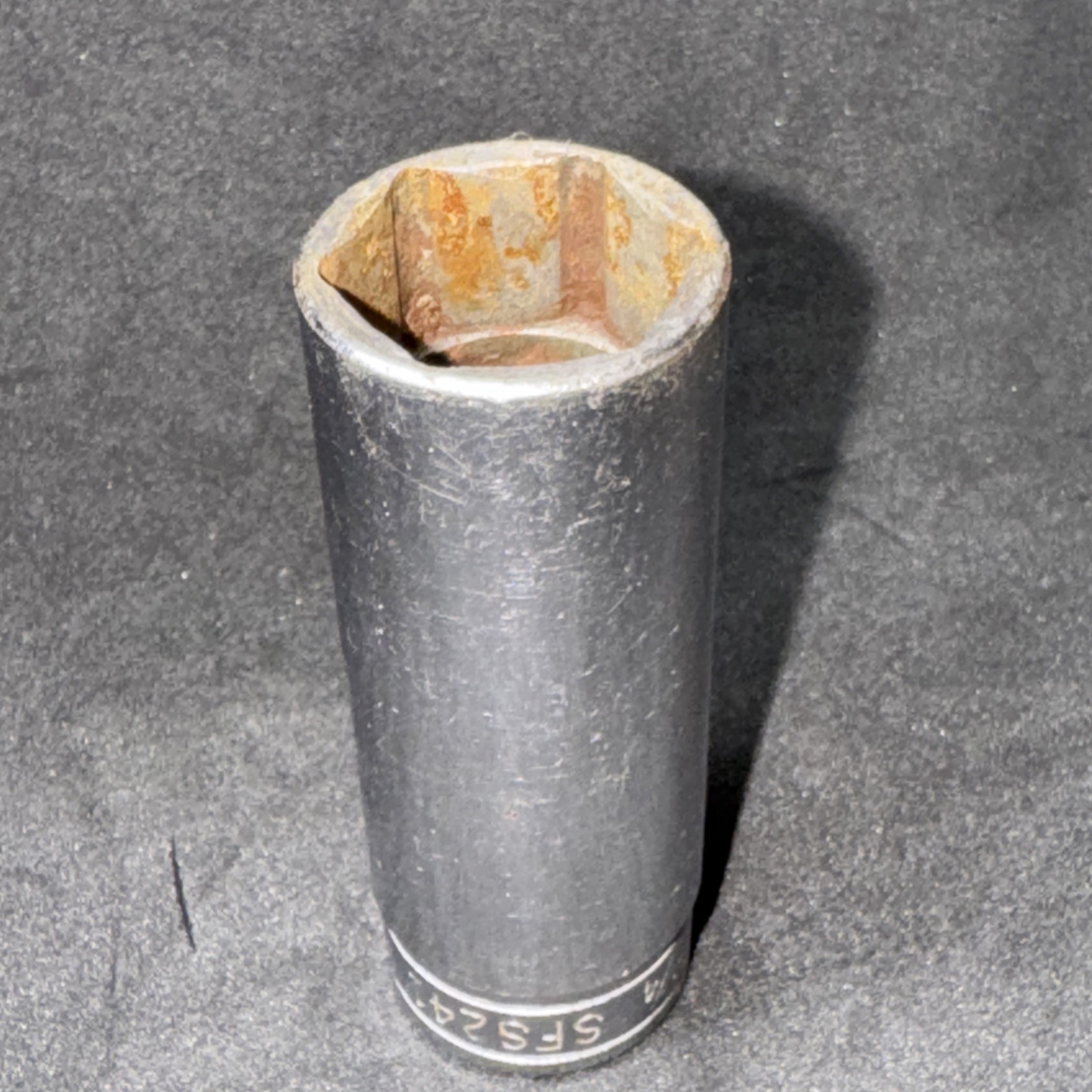 Snap On 3/8″ Drive 3/4″ 6PT SAE Deep Chrome Socket USA SFS241
