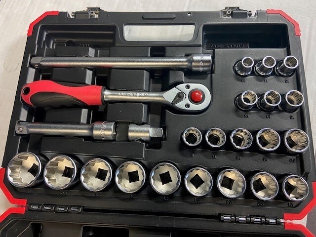Gedore R69013024 Code# 3300056 Socket Set 1/2″, 24 Piece 10mm-32mm-NEW