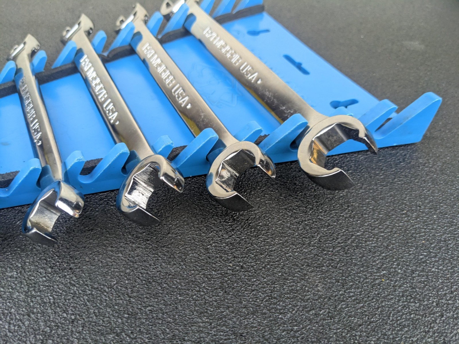#bn374 Snap-On NEW RXFMS606B 7pc Metric Flare Nut Line Wrench Set + 7mm/8mm
