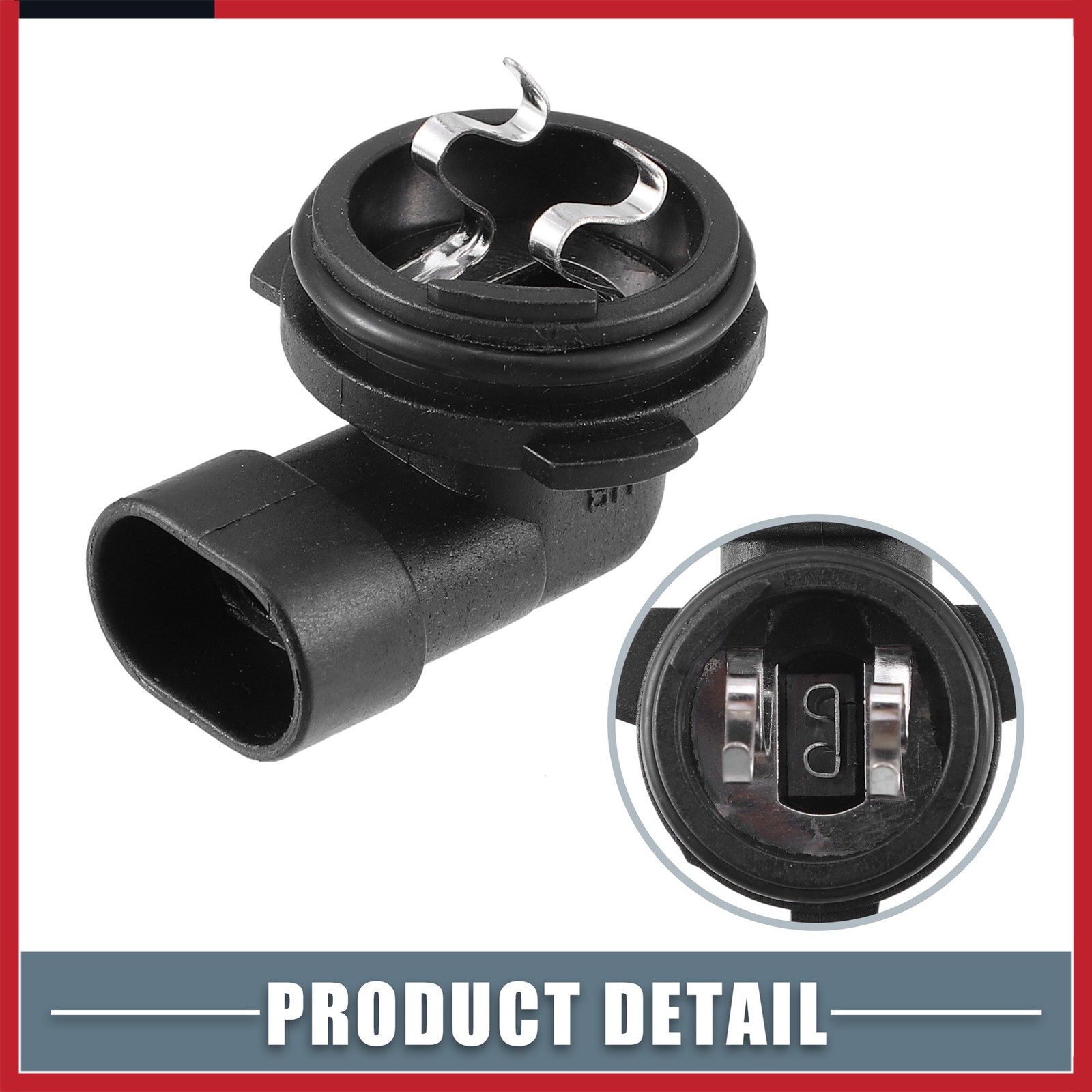 Fog Light Bulb Holder Socket 1445 H1 for Automotive Vehicle Plastic