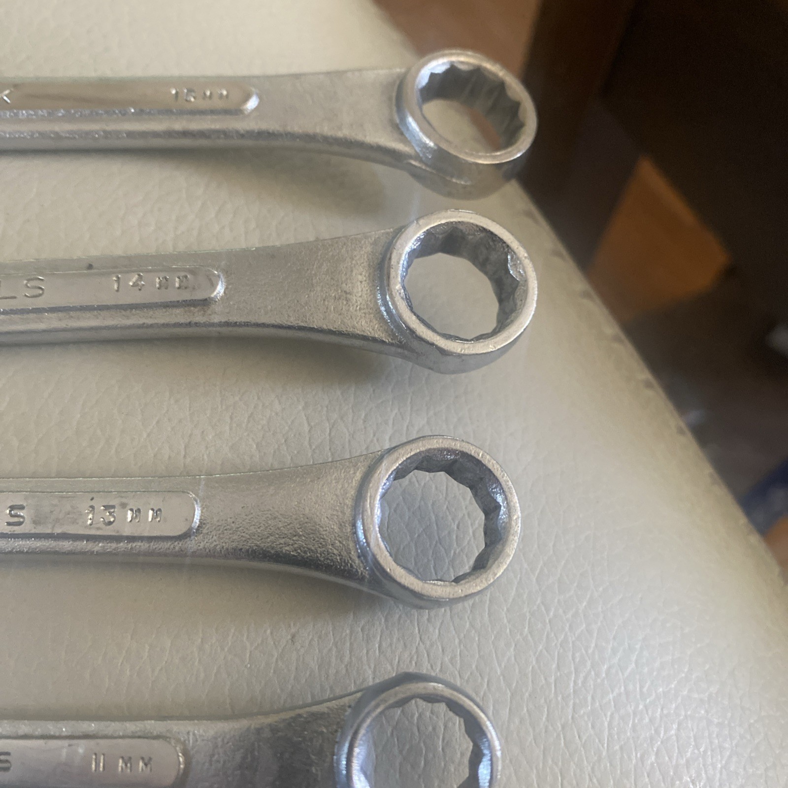SK Tools Set Of 6 Metric Combination Wrenches. 15mm To 9mm No 12