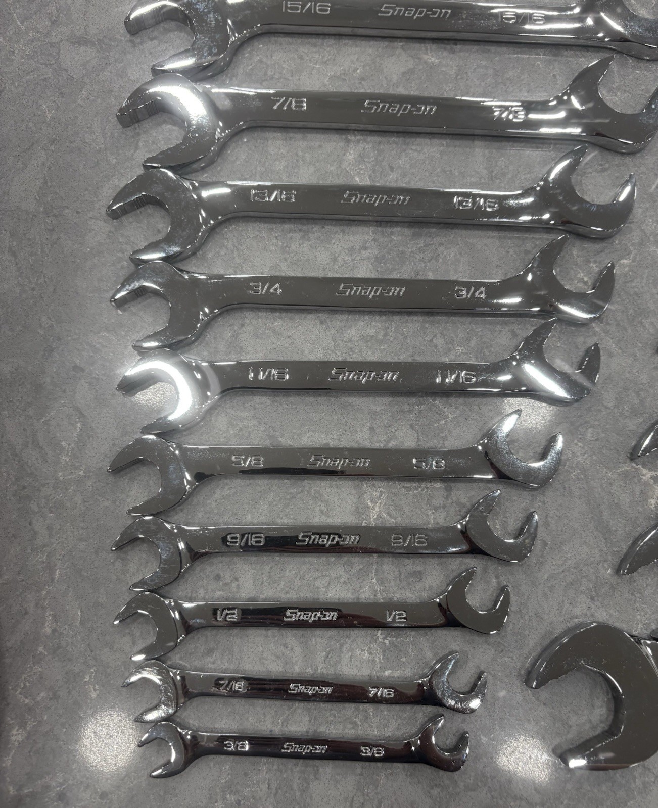 Snap-On FDP SAE And Metric Four Way Angle Wrench Set