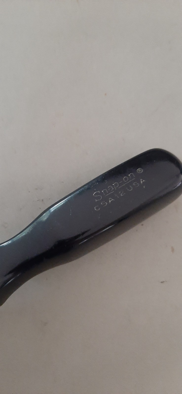 Snap-on Carbon Gasket Scraper CSA12 Black Hard Handle USA READ Description
