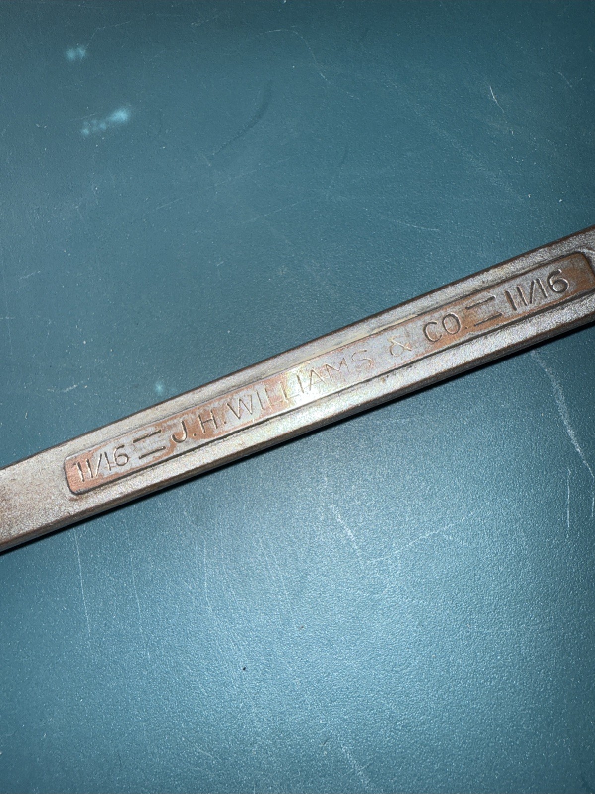 JH Williams Superrench Vintage Combination Wrench USA made 11/16″