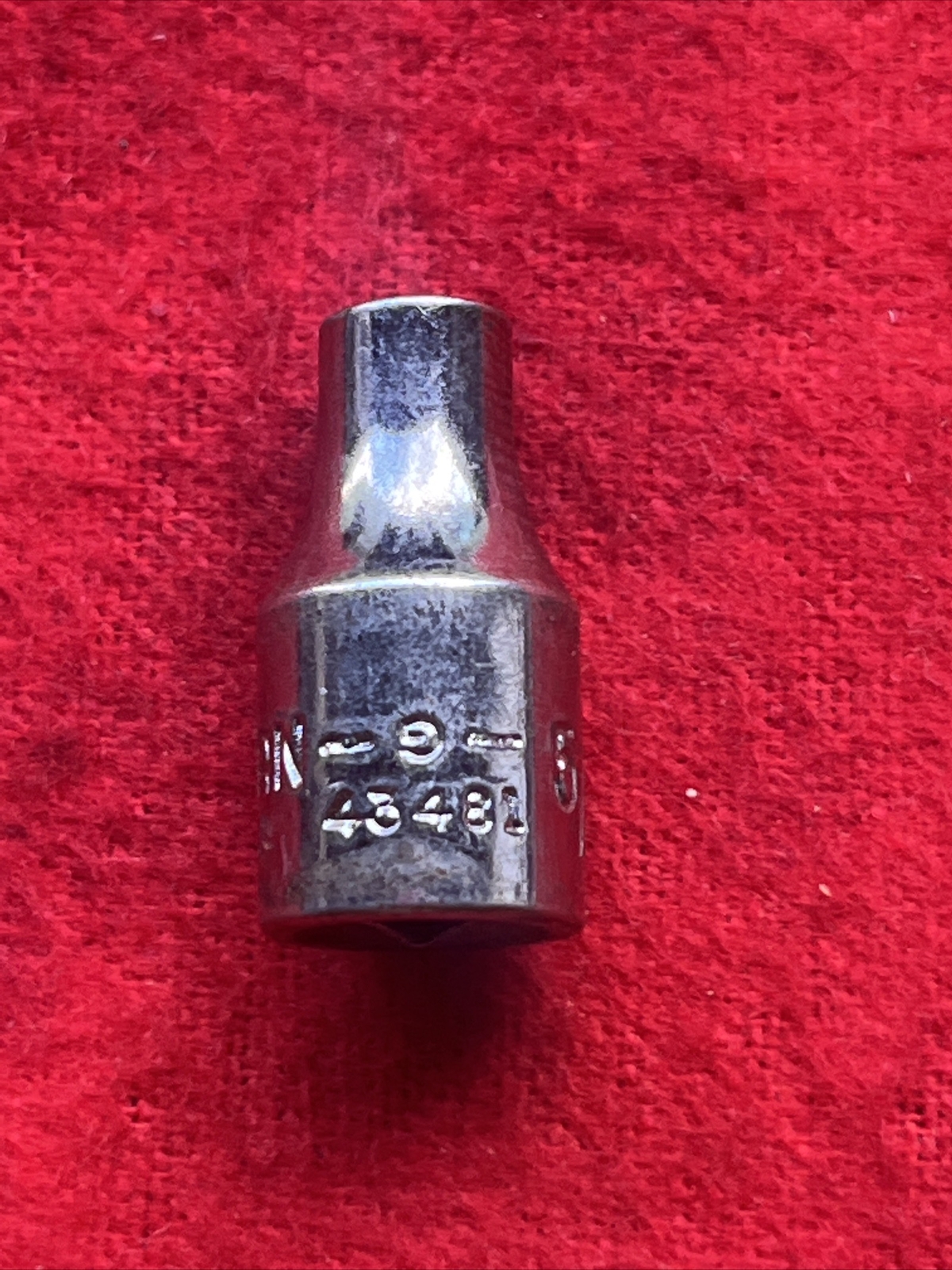 VINTAGE CRAFTSMAN =G= 43481 (reverse) SOCKET 5/32″, 1/4″ DRIVE – USA (7a)