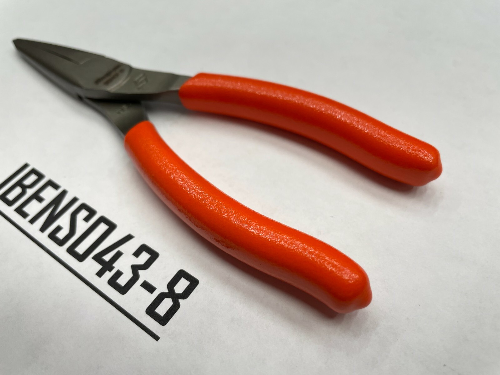 Snap-on Tools USA NEW ORANGE 6″ Soft Grip Needle Nose Pliers 95ACFO