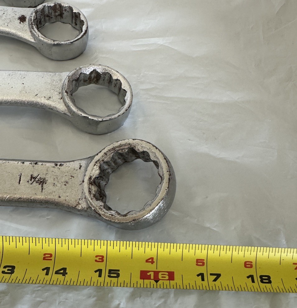 PROTO Professional Jumbo Combination Wrenches + Bonney (4) 15/16 1-1/4″ USA