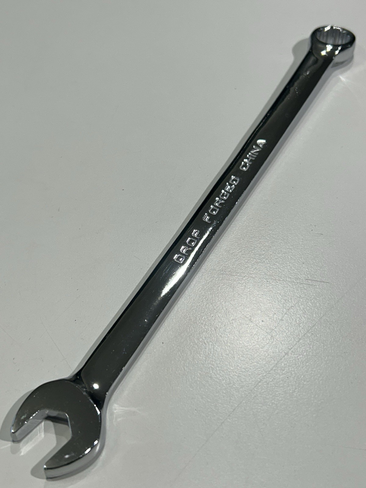 Pittsburgh New 9/16” Long Handle Chrome Combo Wrench 12pt