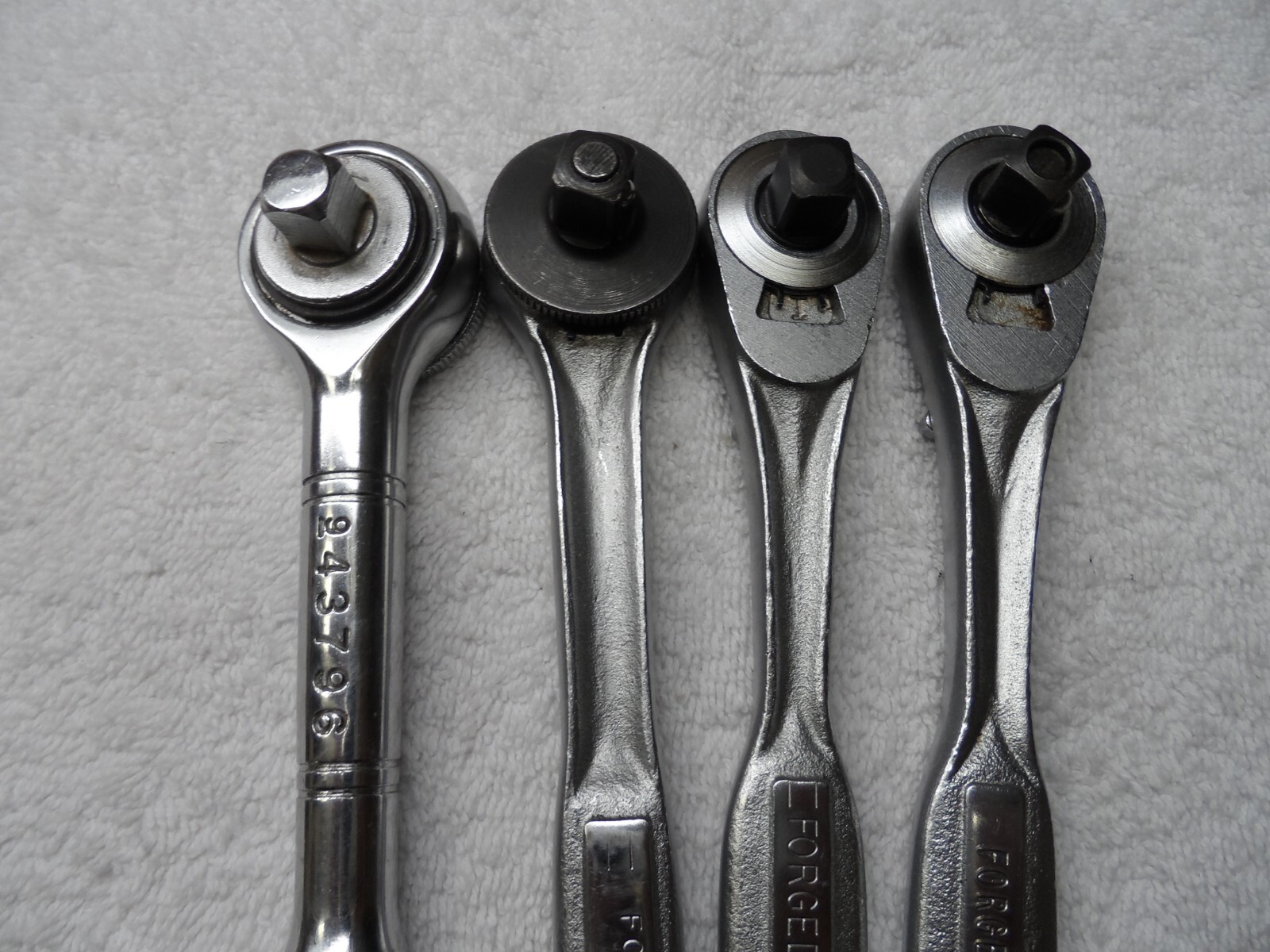 Craftsman 3/8″ Drive Ratchet Set USA lot of 4 pcs- PN 43796, No PN, 43784, 43785