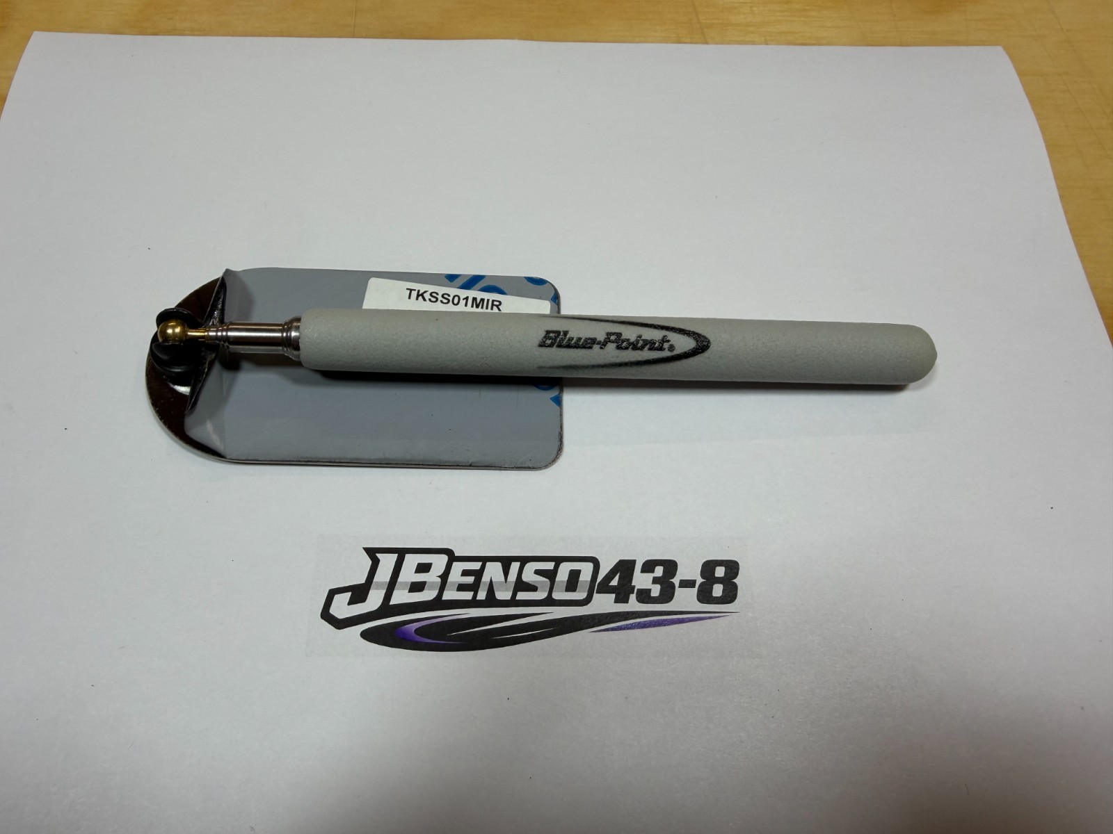 Blue-Point Tools NEW Telescoping Hinged Shatter Proof Steel Mirror TKSS01MIR