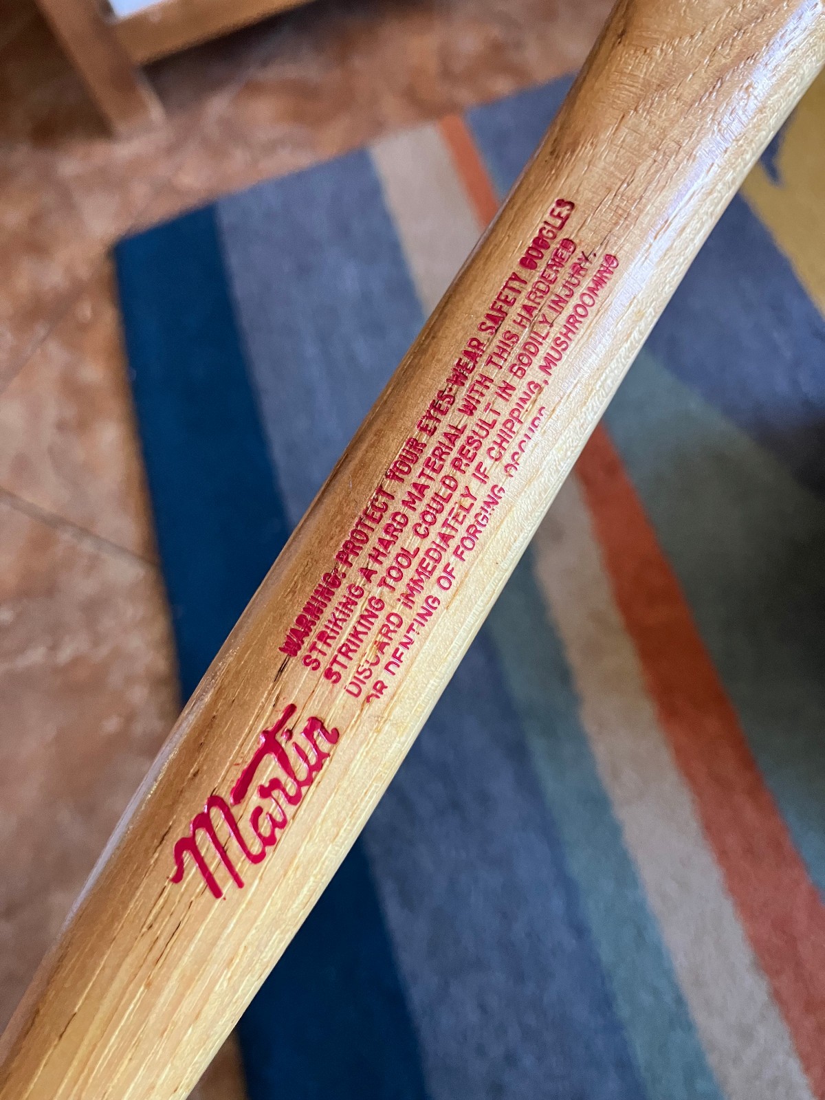 New (Unused) Martin 156G Pick Hammer 7 3/4″ Head/10 1/4″ Handle
