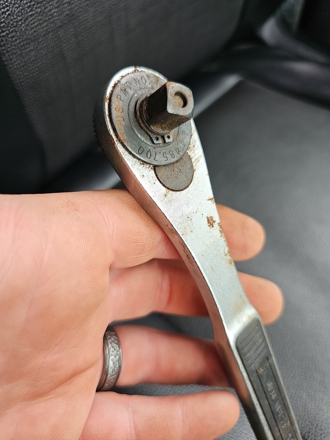 Vintage Craftsman 3/8″ Drive Lifetime Ratchet 43765 Stainless Made USA 5 T2