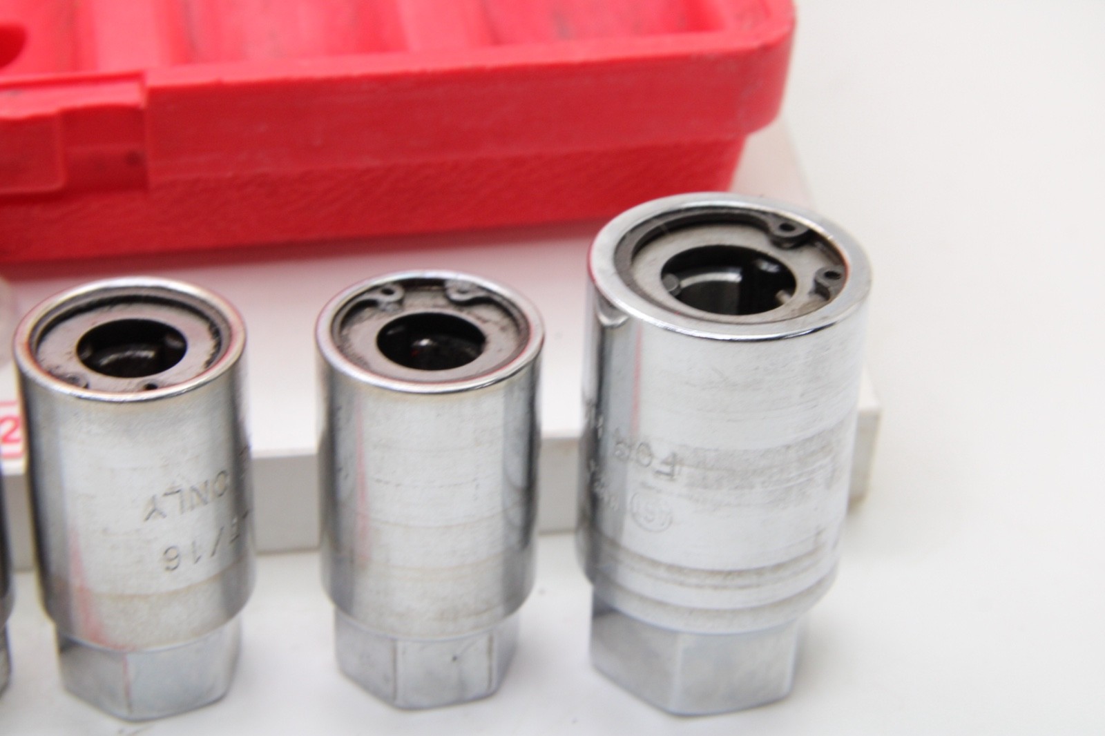 AST Tools 7 Piece SAE Chrome Standard Size Stud Puller/Remover Socket Set USA