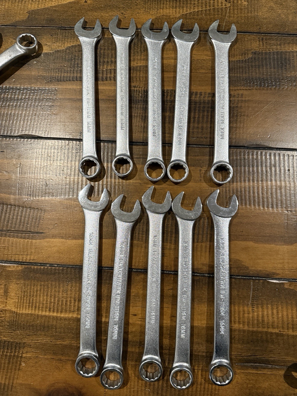 Pack Of 10 Blackhawk tools wrench 16mm BW1116m VINTAGE USA 🇺🇸 NICE