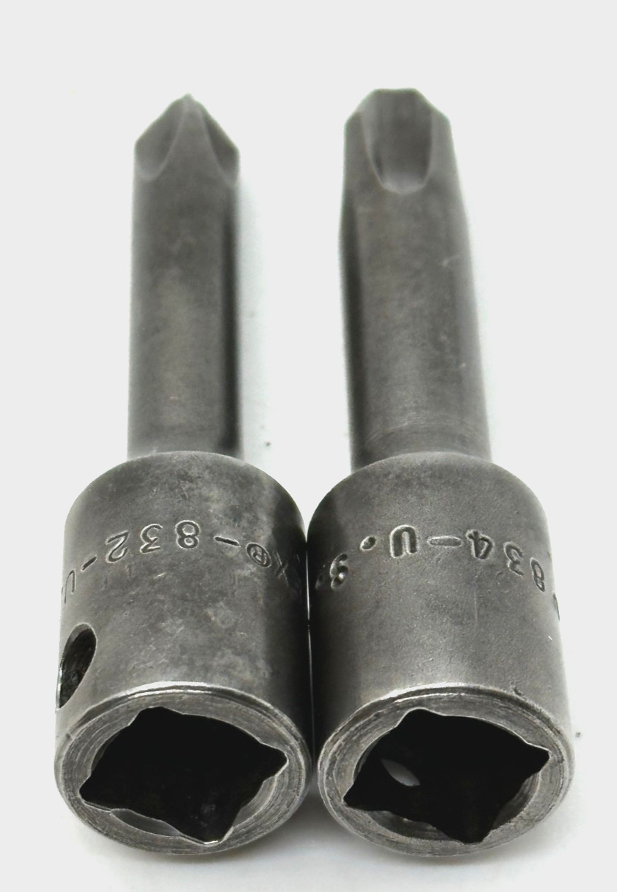🇺🇸 APEX Tools Phillips Tip Screwdriver Socket Bit Hand Impact Driver Set Lot
