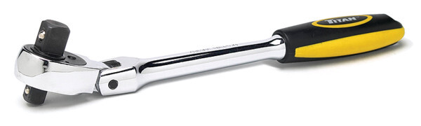 Titan 11358 3/8″ and 1/2″ Drive Combo Flex Head Ratchet (12358)