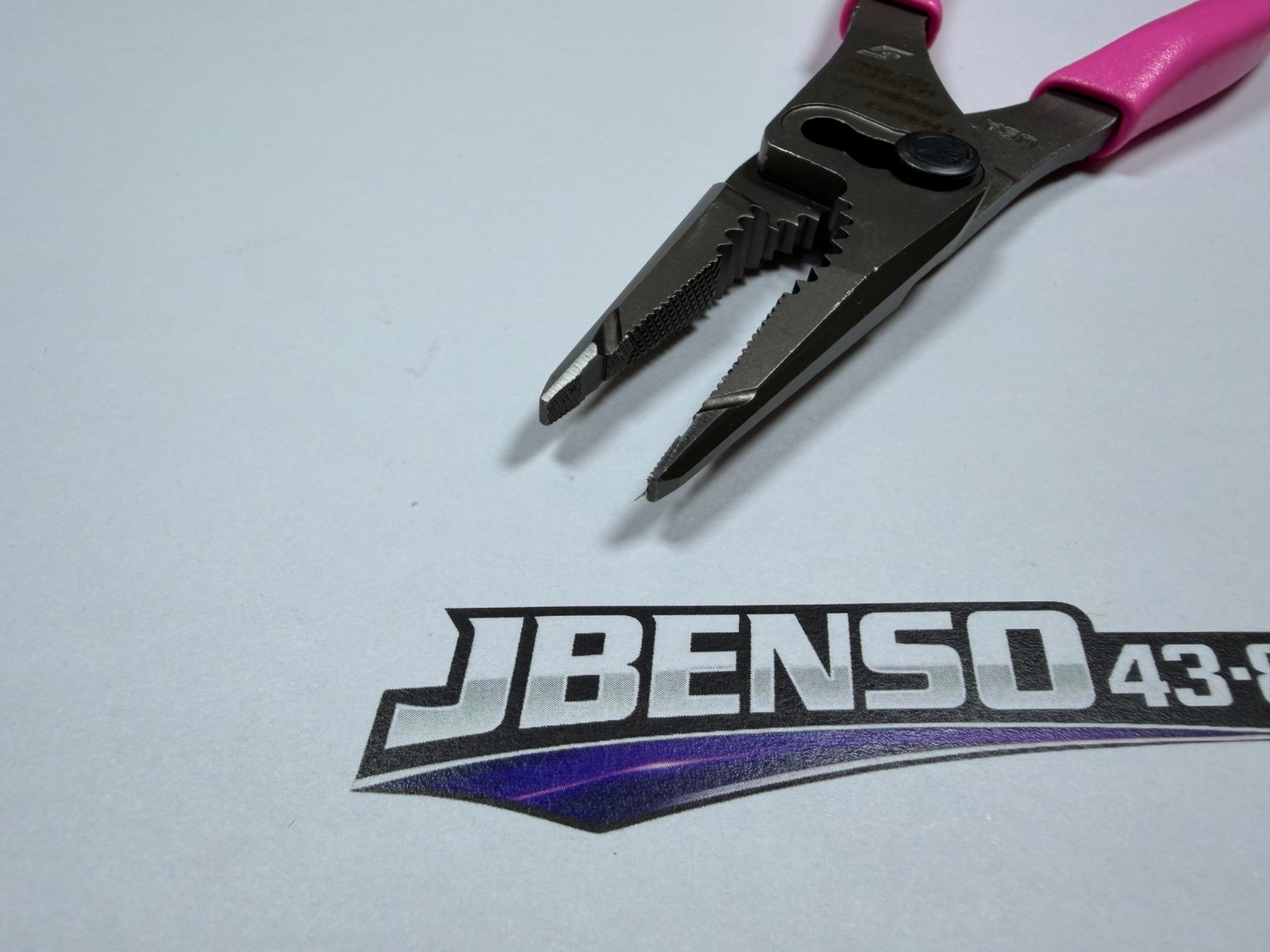 Snap-On Tools USA NEW PINK 7″ Soft Grip Long Nose Slip Joint Pliers LN46ACFP