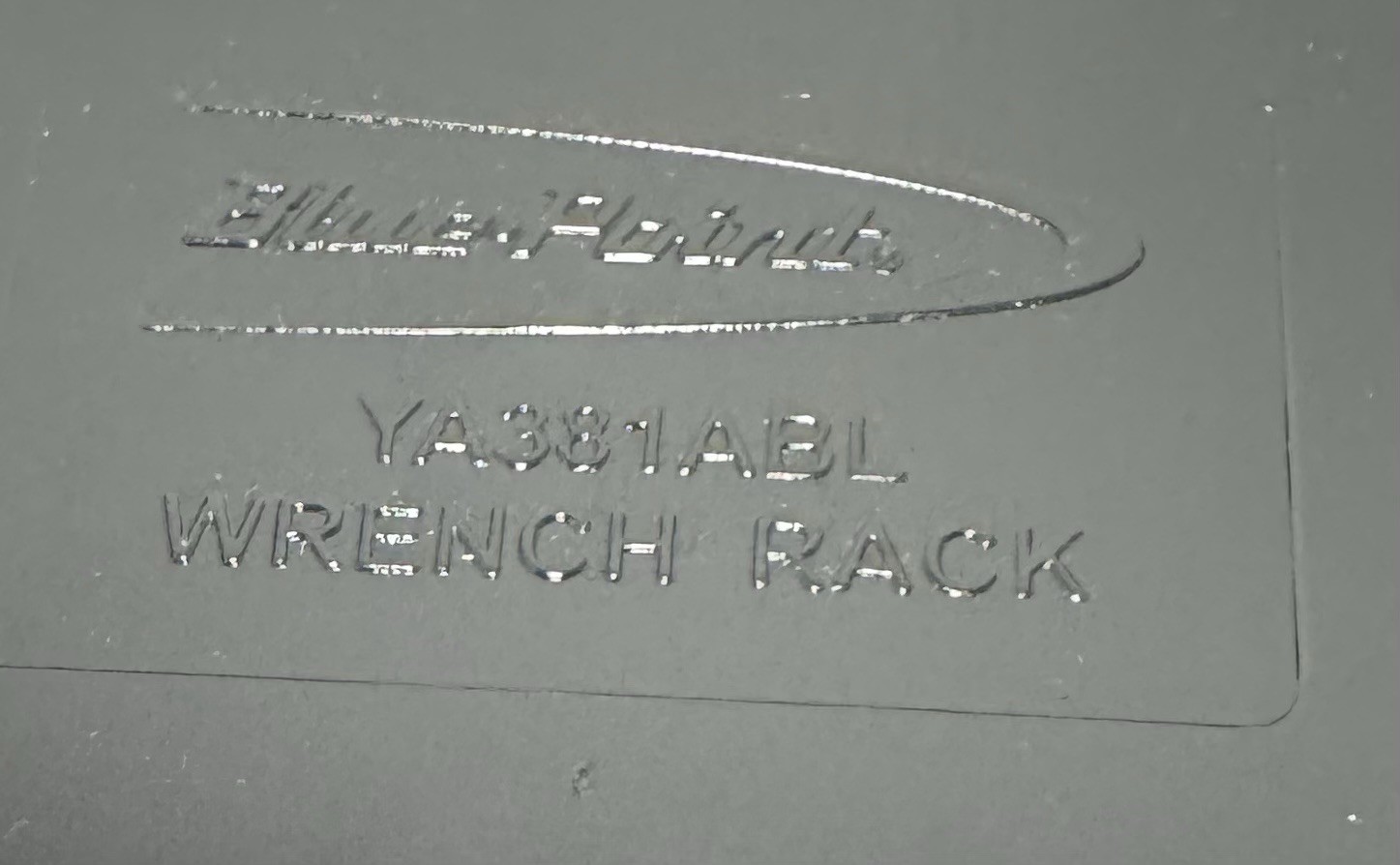 BluePoint YA381ABL wrench rack.