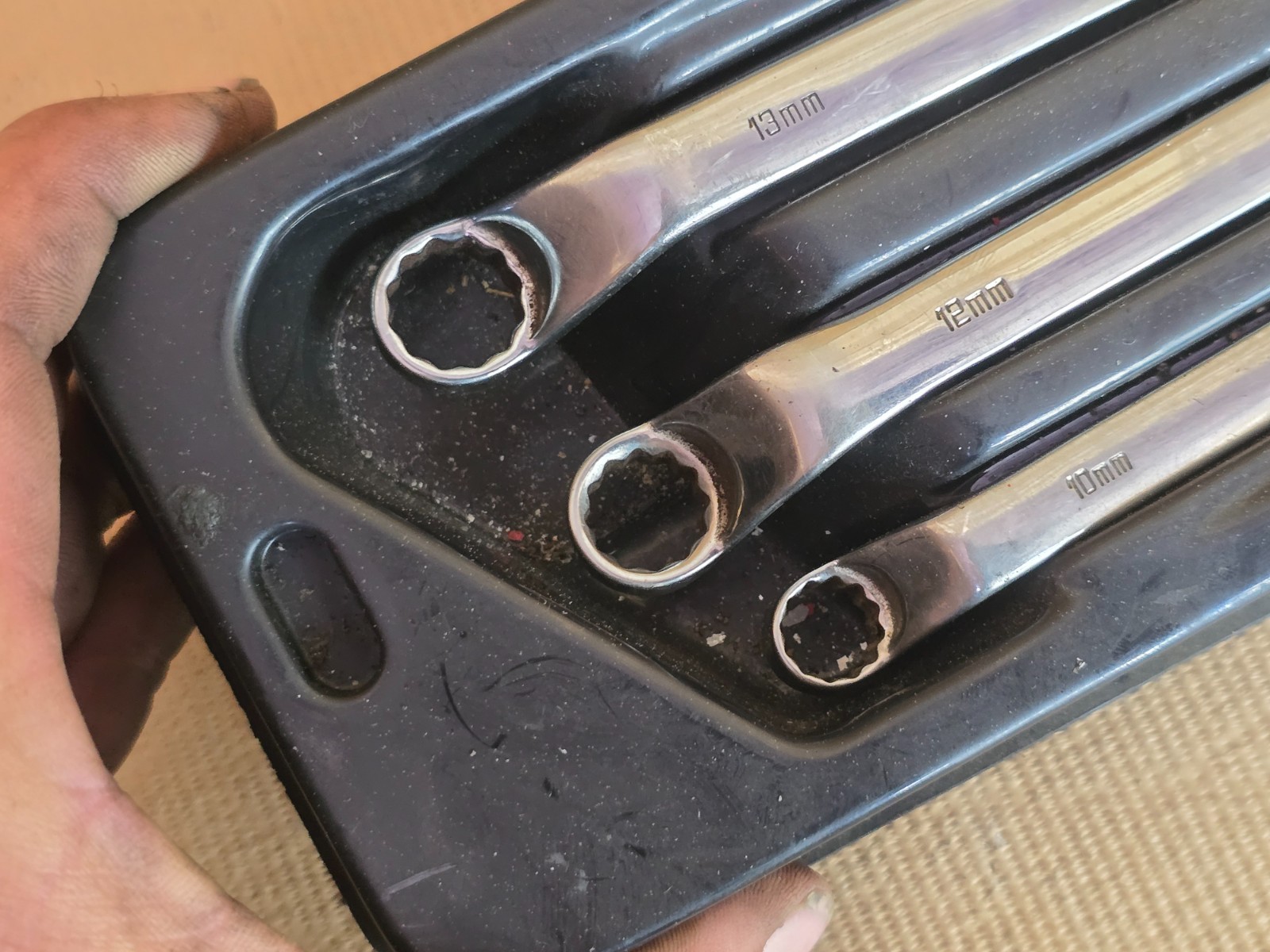 Matco RBDL 11-15 mm 3 Piece 12 Point Metric Deep Off-Set Box-End Wrenches USA