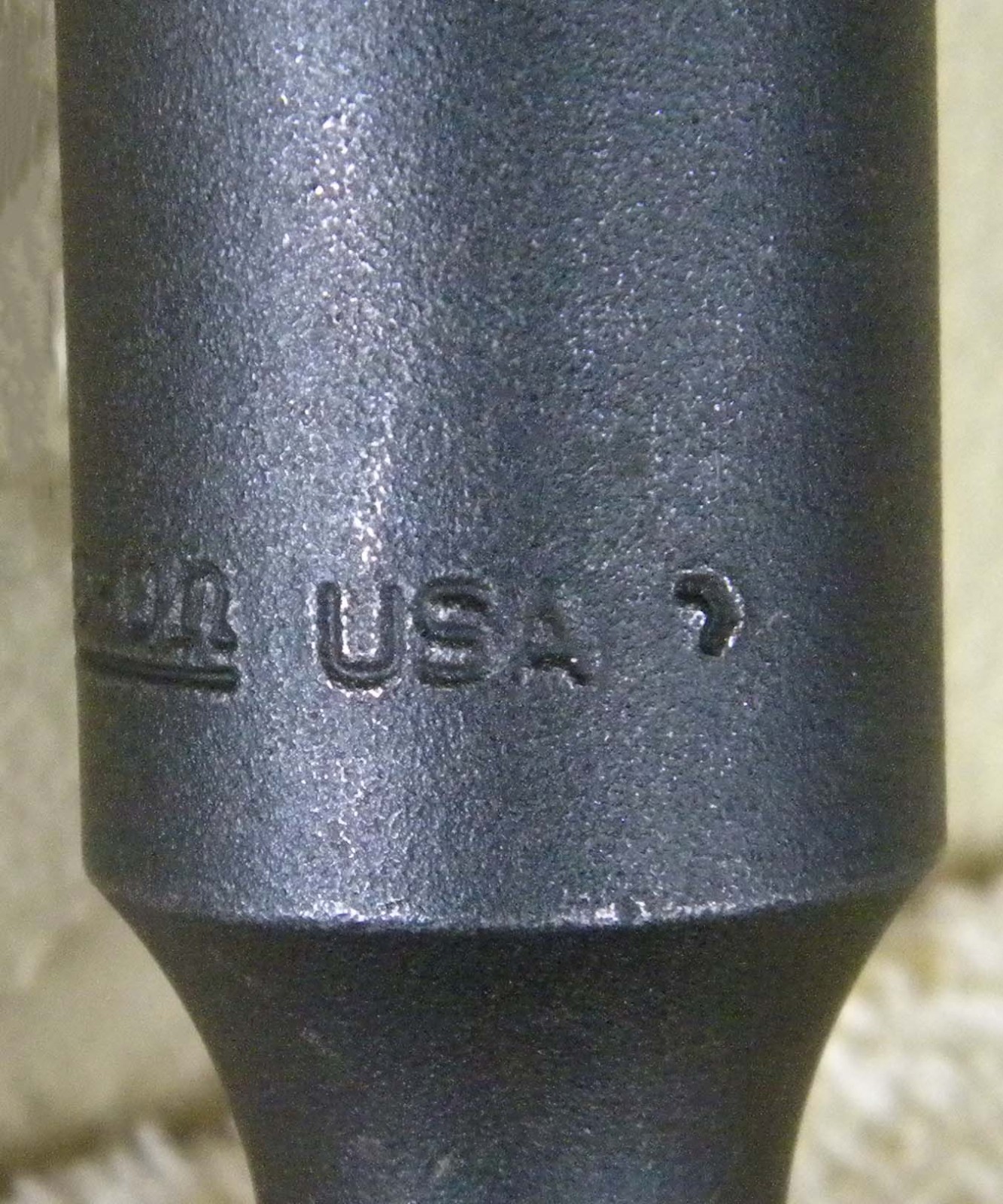 Vintage Snap-On USA CJ128A Slide Hammer Axle Puller Bearing Adapter Black Oxide