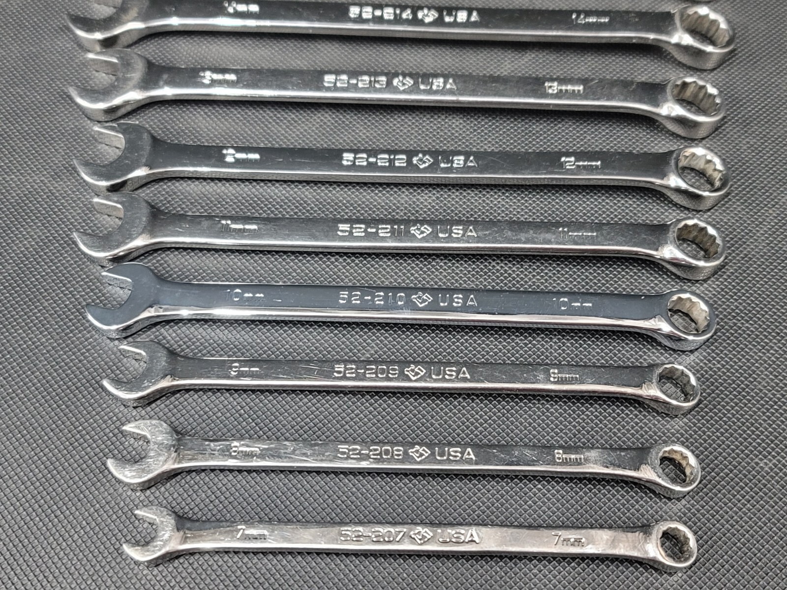 Armstrong Tools 15 pc 12 point Metric Combo Wrench Set 7-19mm & 21-22mm GMTK 52