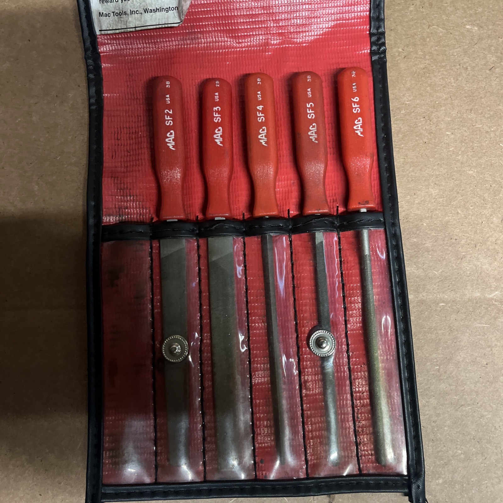 Mac Tools 5 Piece Mini File Set – Comfort Grip – Set No. SMF6 BUY IT NOW