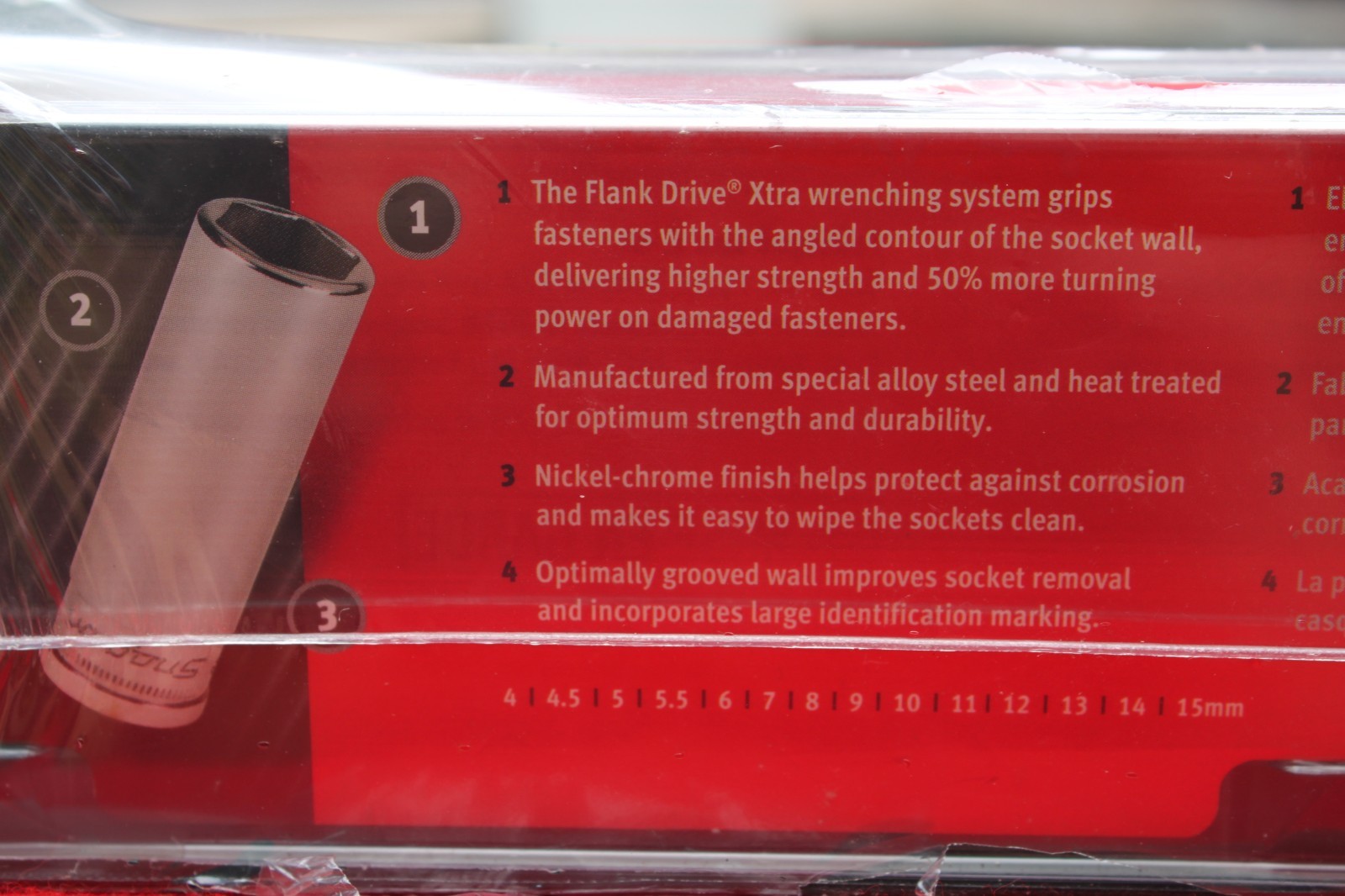 NEW Snap-on Tools 1/4″ Flank Drive METRIC DEEP 6-point Socket SET 14pc DEEPWELL