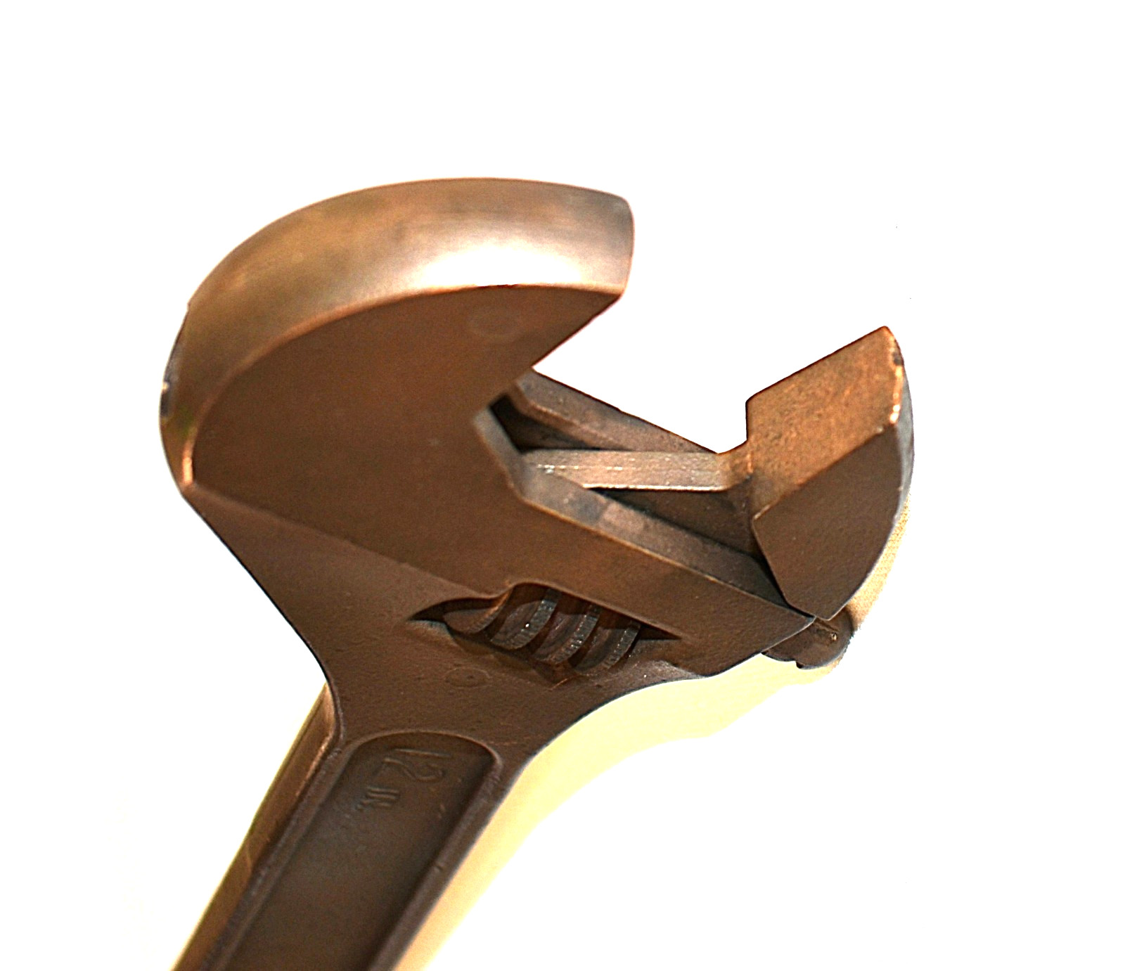 Berylco USA 12″ Adjustable Wrench W155 Beryllium Copper Non Magnetic / Sparking