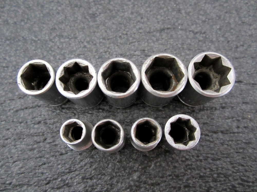 Vintage Penens 1/4″ Drive SAE Socket Set Proto Ratchet & Case Made in USA