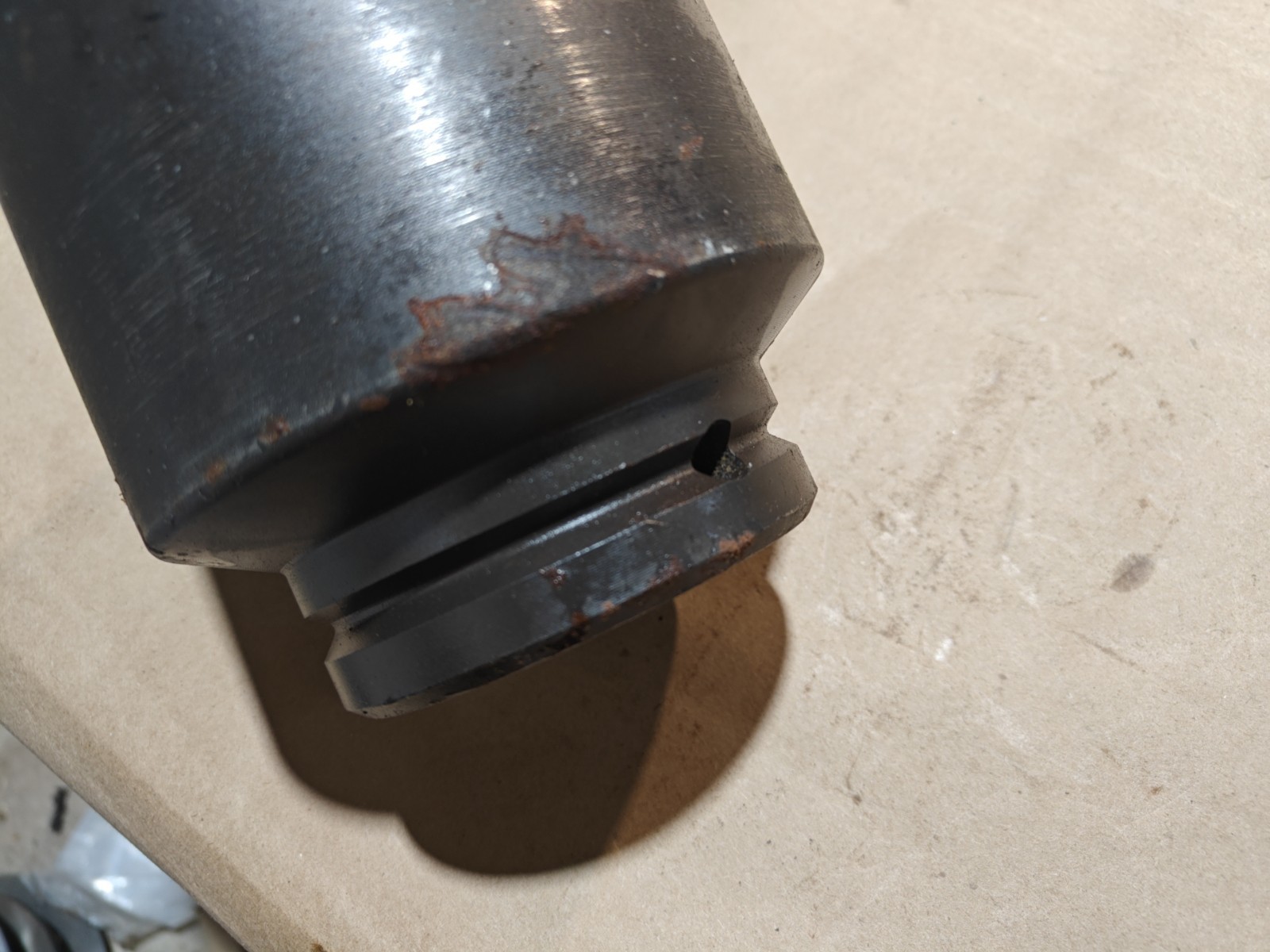 WRIGHT 848-90 Impact Socket 1 1/2 in Drive, 90 mm, 6-Point, Std, Black Oxide