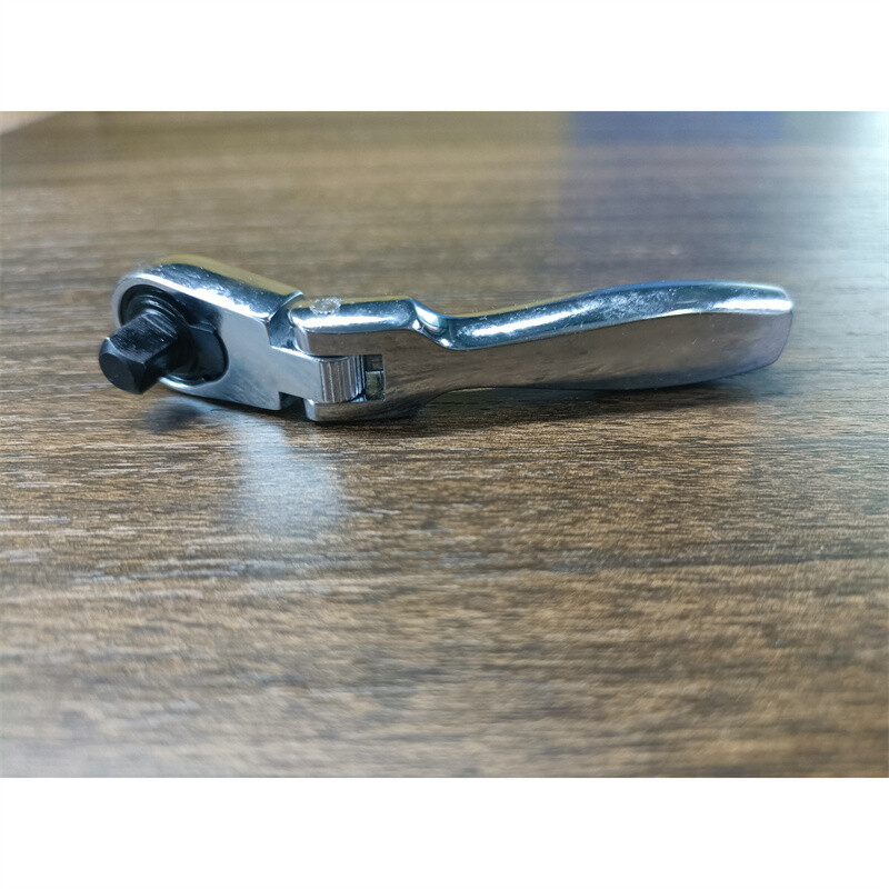 Ratchet Handle Socket Wrench 1/4″ Drive 72 Tooth Flexi Head Stubby 115mm Flattop