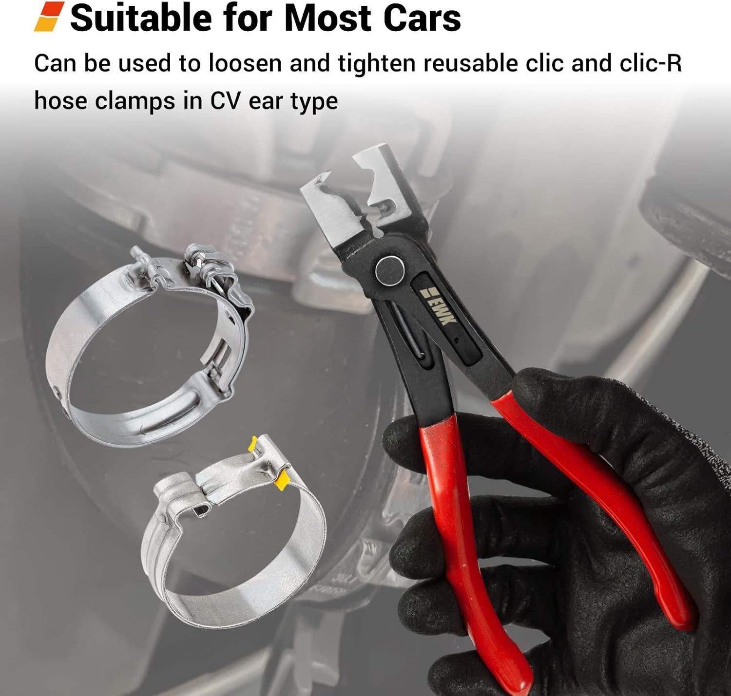 Clic-R Type Hose Clamp Plier Collar Clips Car Water Pipe Removal Repair Tool