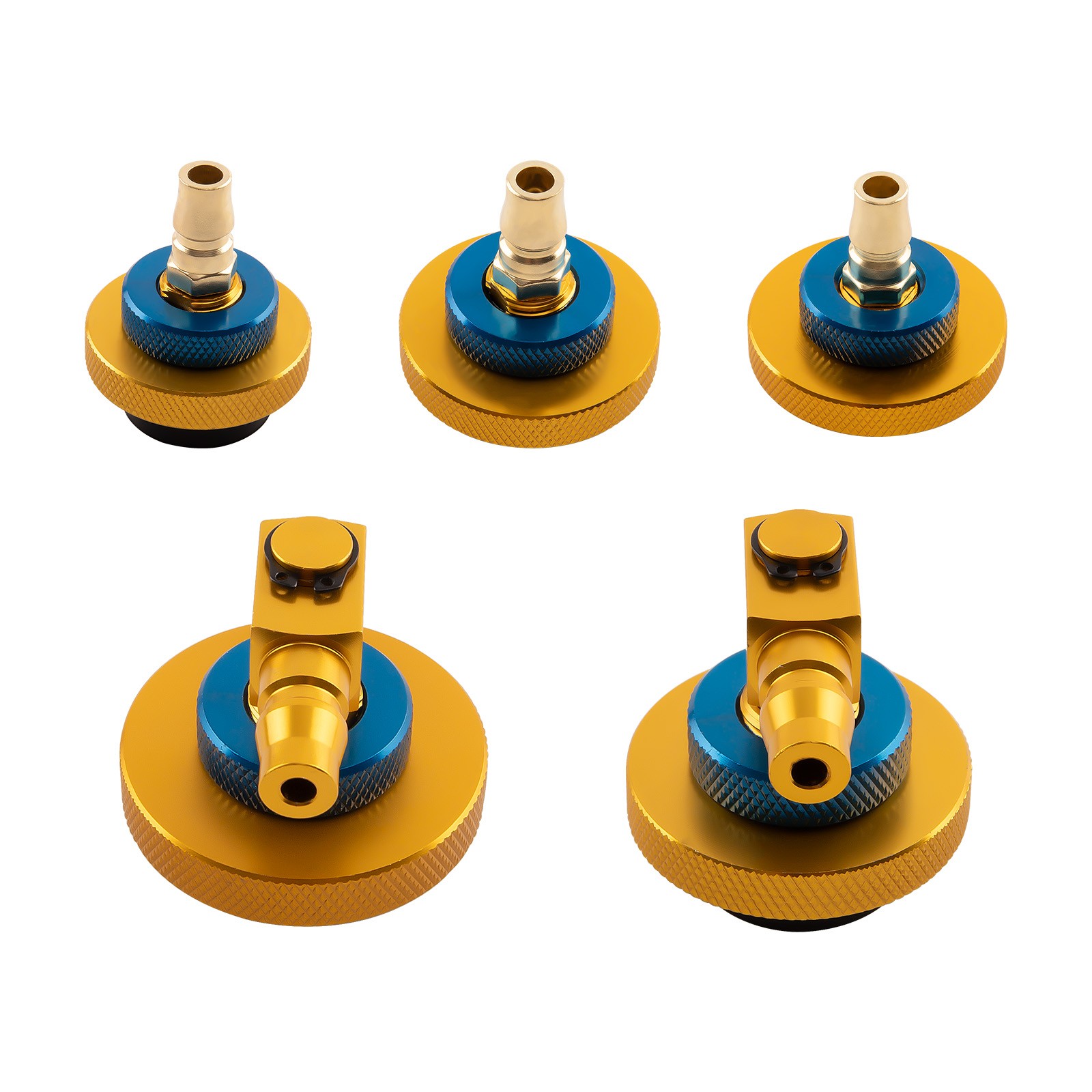 16pcs Brake Fluid Bleeder Master Cylinder Adapter Set Brake Bleeding Adapter Kit