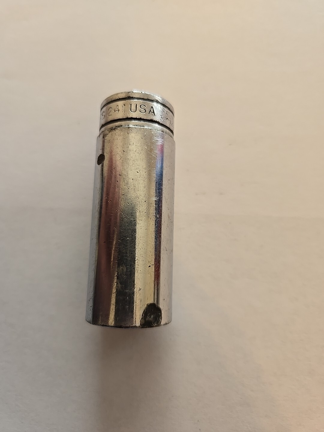 Snap On 3/8″ Drive 3/4″ 6PT SAE Deep Chrome Socket Worn SFS241