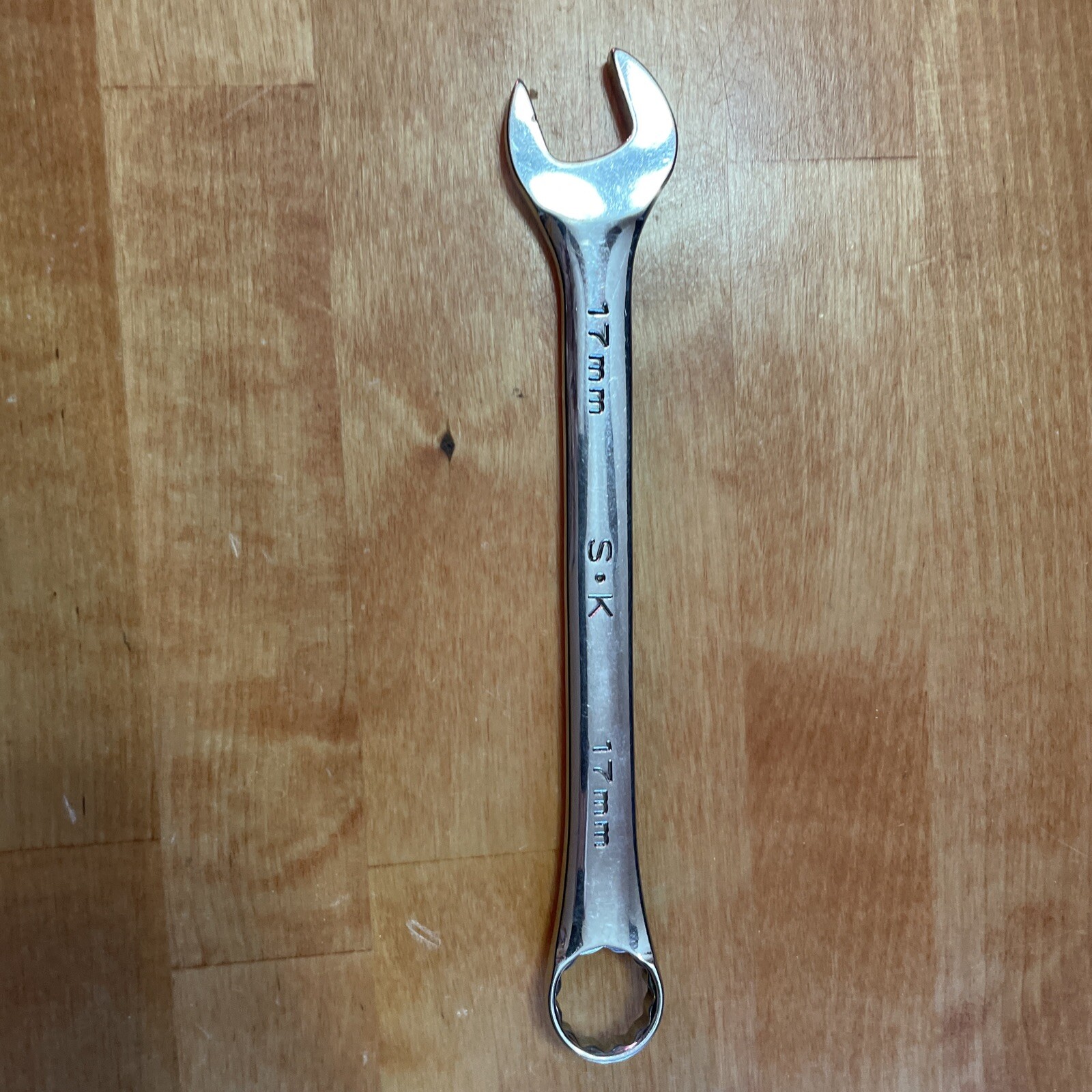 SK Tools 17 Mm Regular Length Super Krome Combination Wrench 88317 Made In USA!