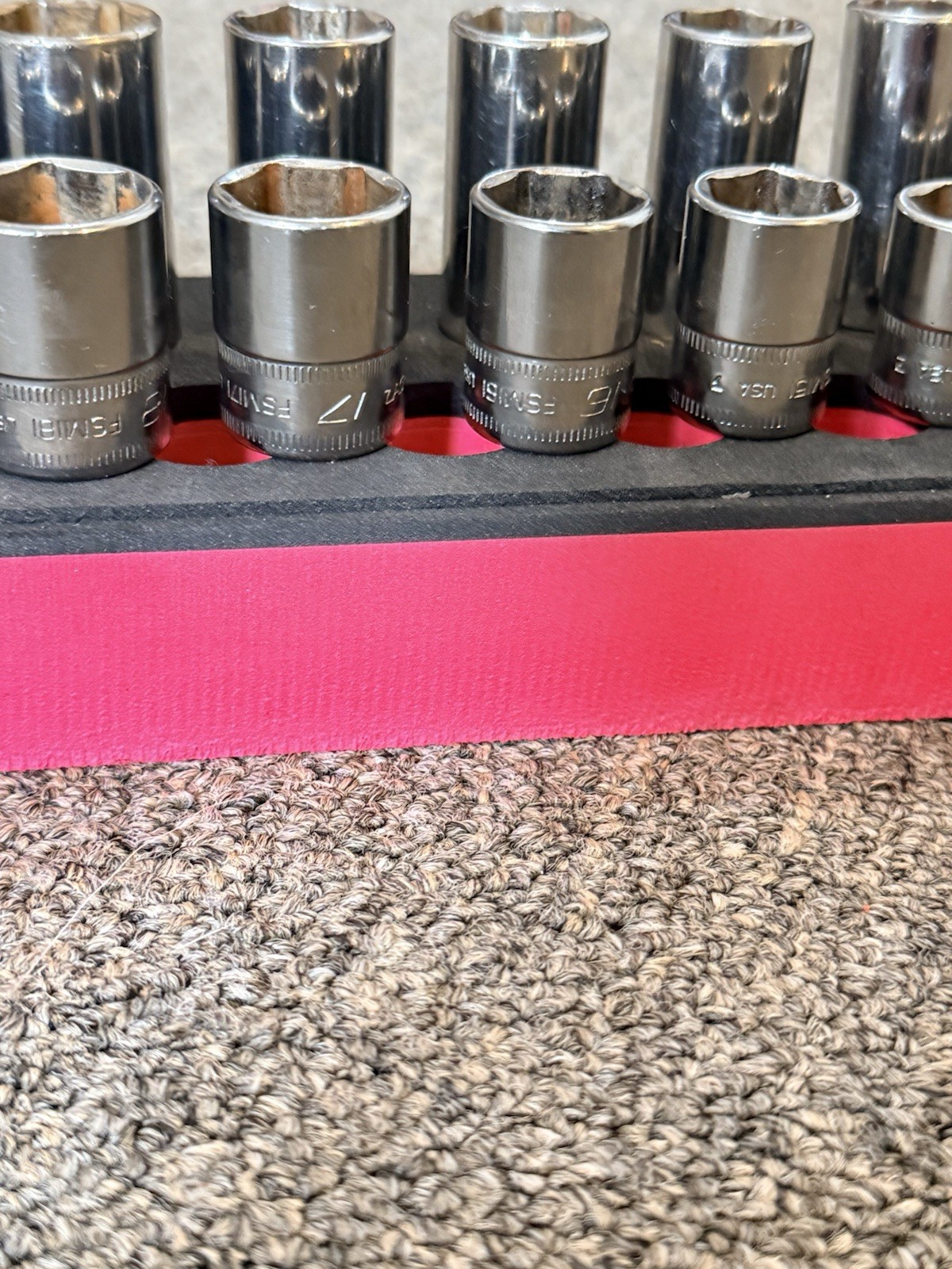 SNAP ON SFSM 19mm-8mm DEEP 19mm-7mm SHALLOW 24pc 3/8″ SOCKET SET