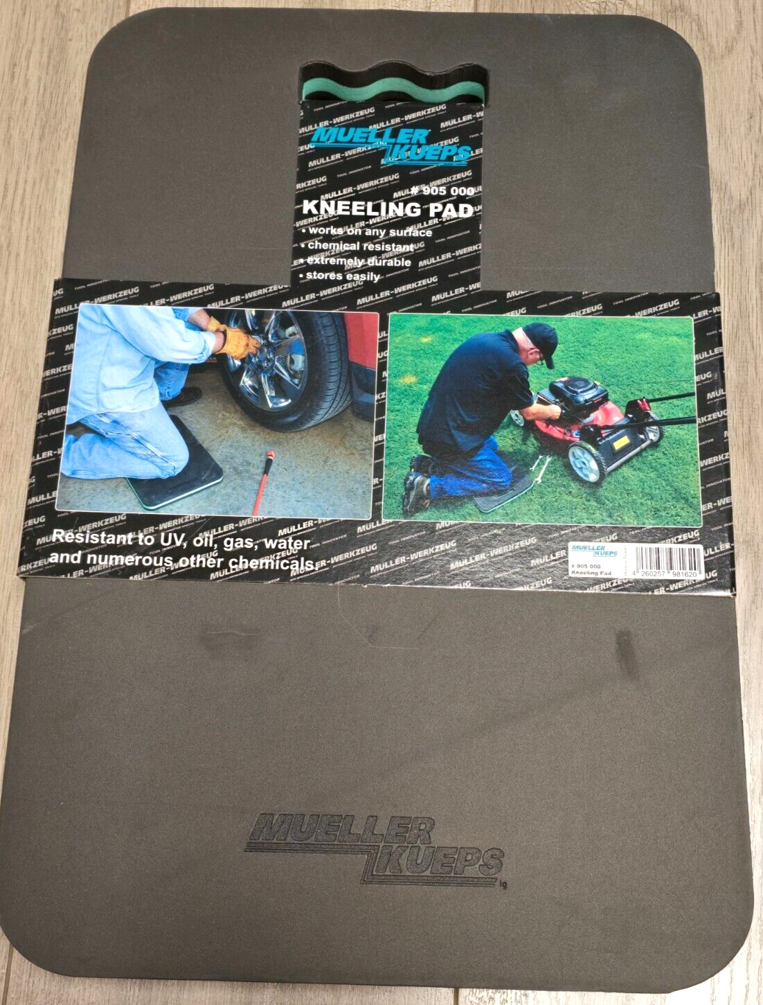 New Mueller Kueps HD Kneeling Pad, Water & Oil Resistant 19″x12.5″x1.5″ #905300