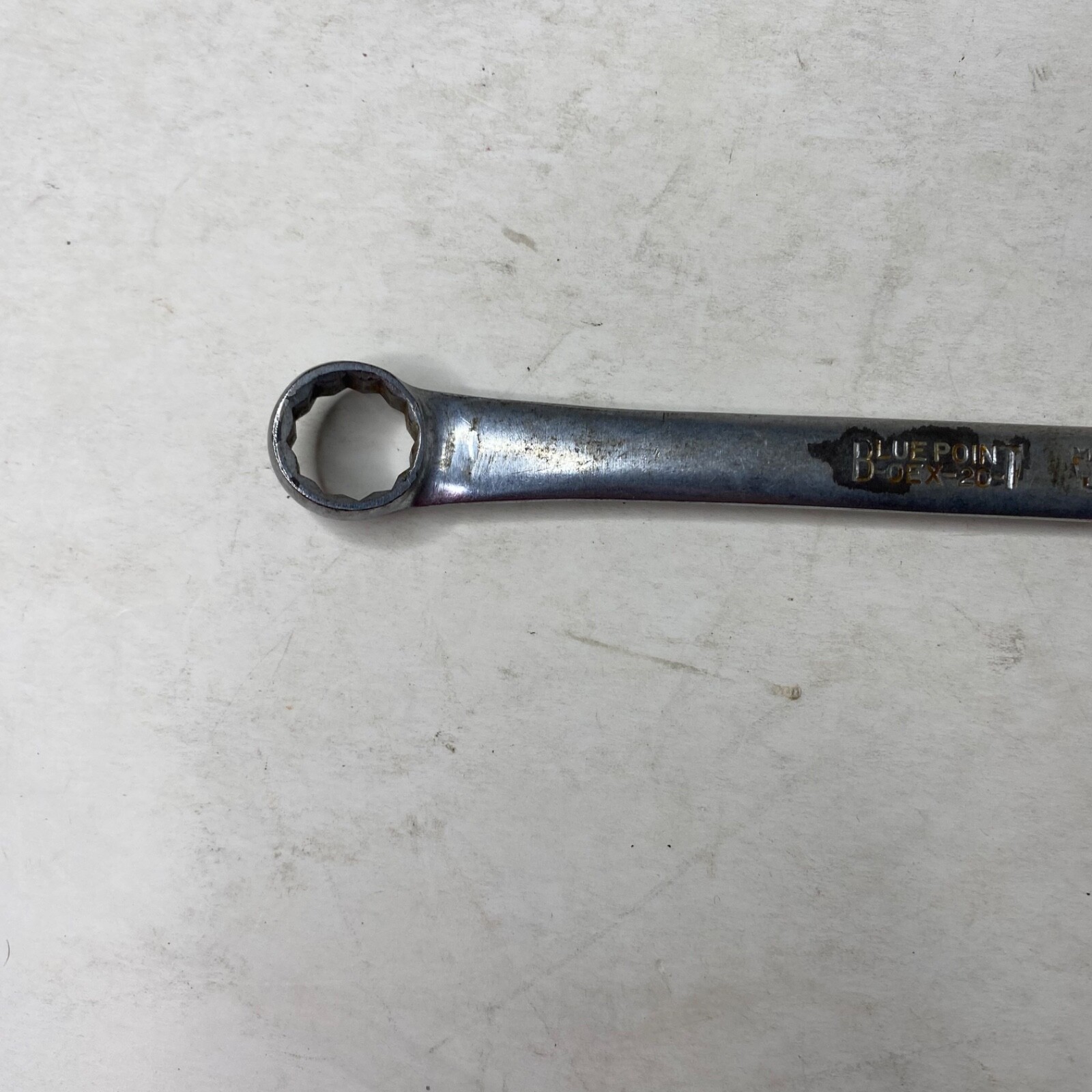 Blue-Point Lot OEX20 5/8″, + OEX-180 9/1 12-point Combination Chrome Wrench USA