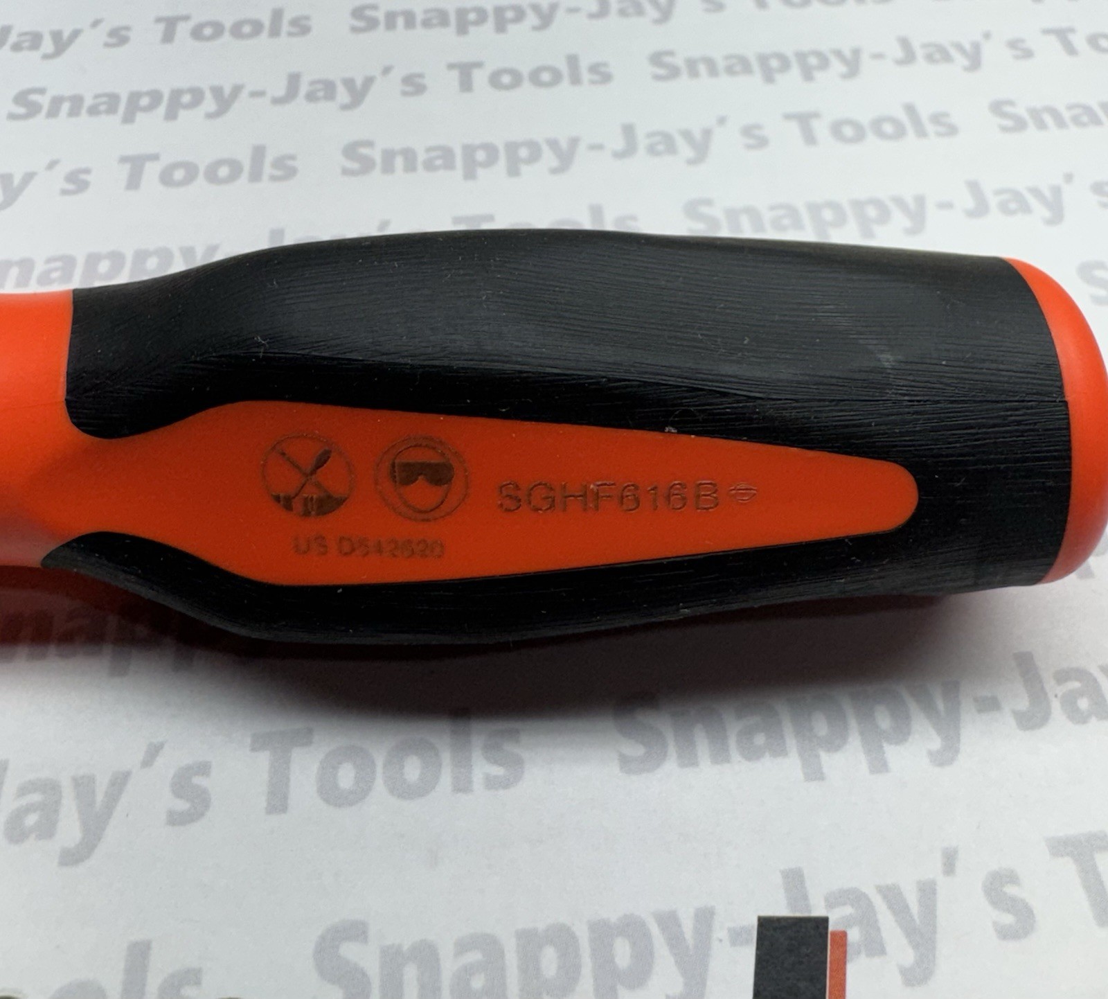 Snap-on Tools NEW ORANGE Soft Grip Flat 10” Length Blade Mill File SGHF616B 10MA