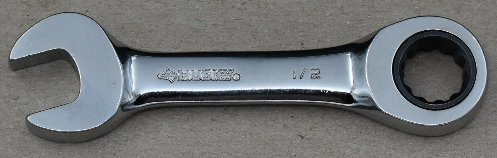 HUSKY TOOLS A3, 1/2″ SAE, 12-POINT, OPEN/BOX END RATCHETING WRENCH