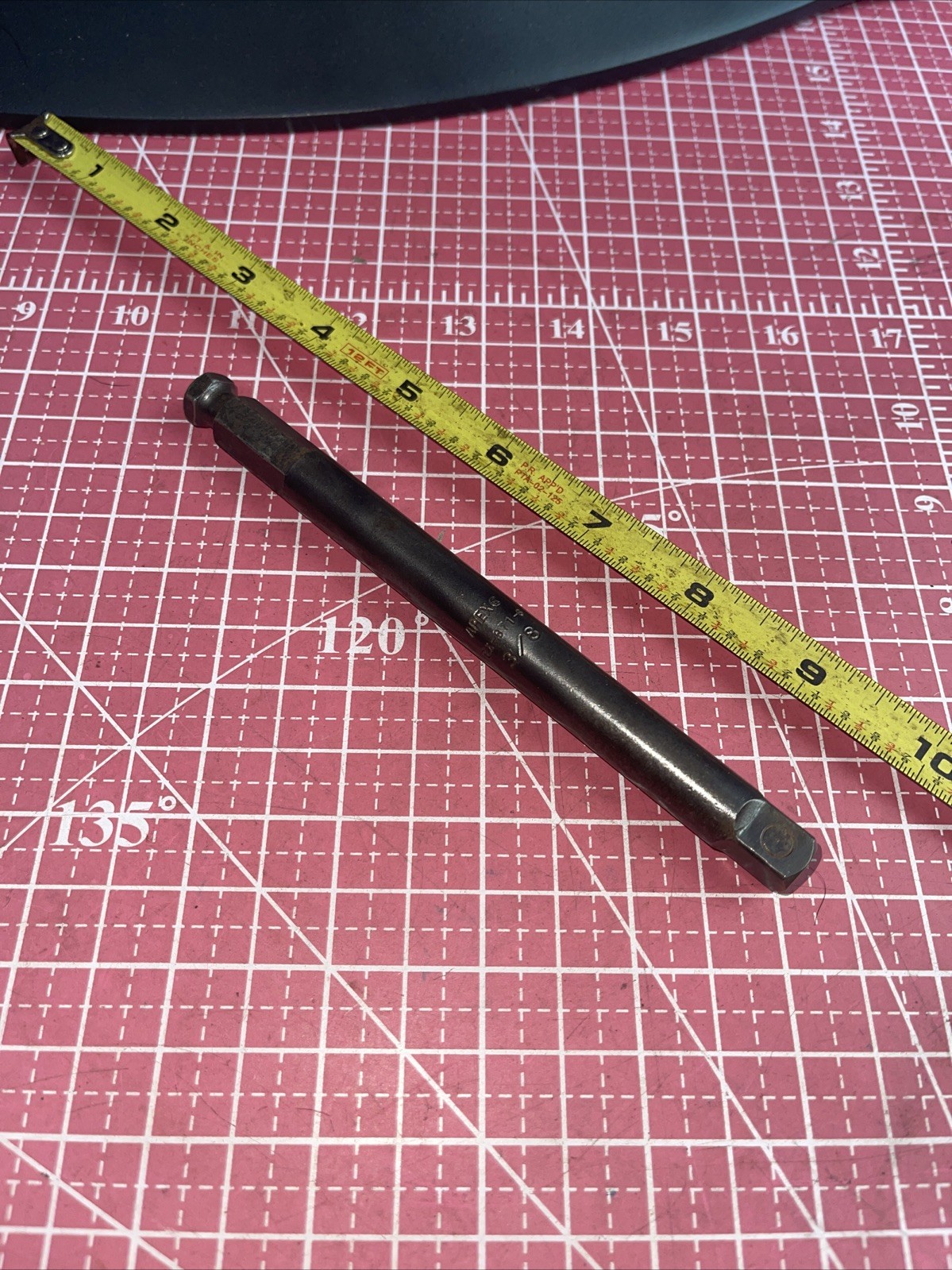 Apex USA EX371-6 Hex 7/16 Power 3/8” Drive Socket Adapter Extension 6” Long 3/8