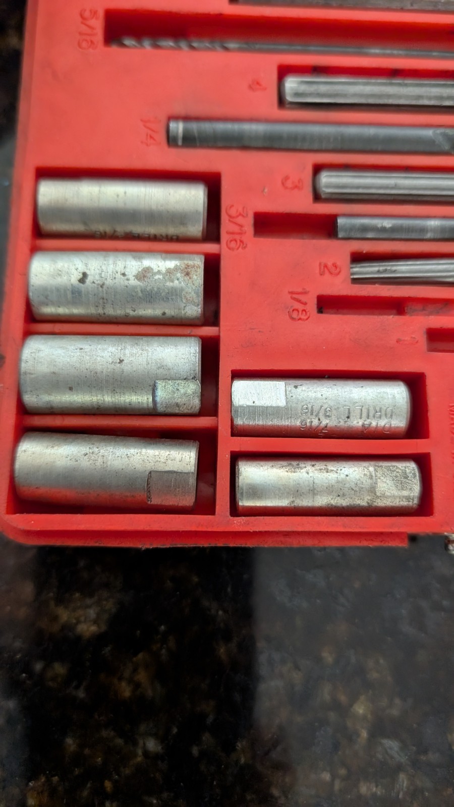 Blue Point Screw Extractor Set No. 1020 Incomplete