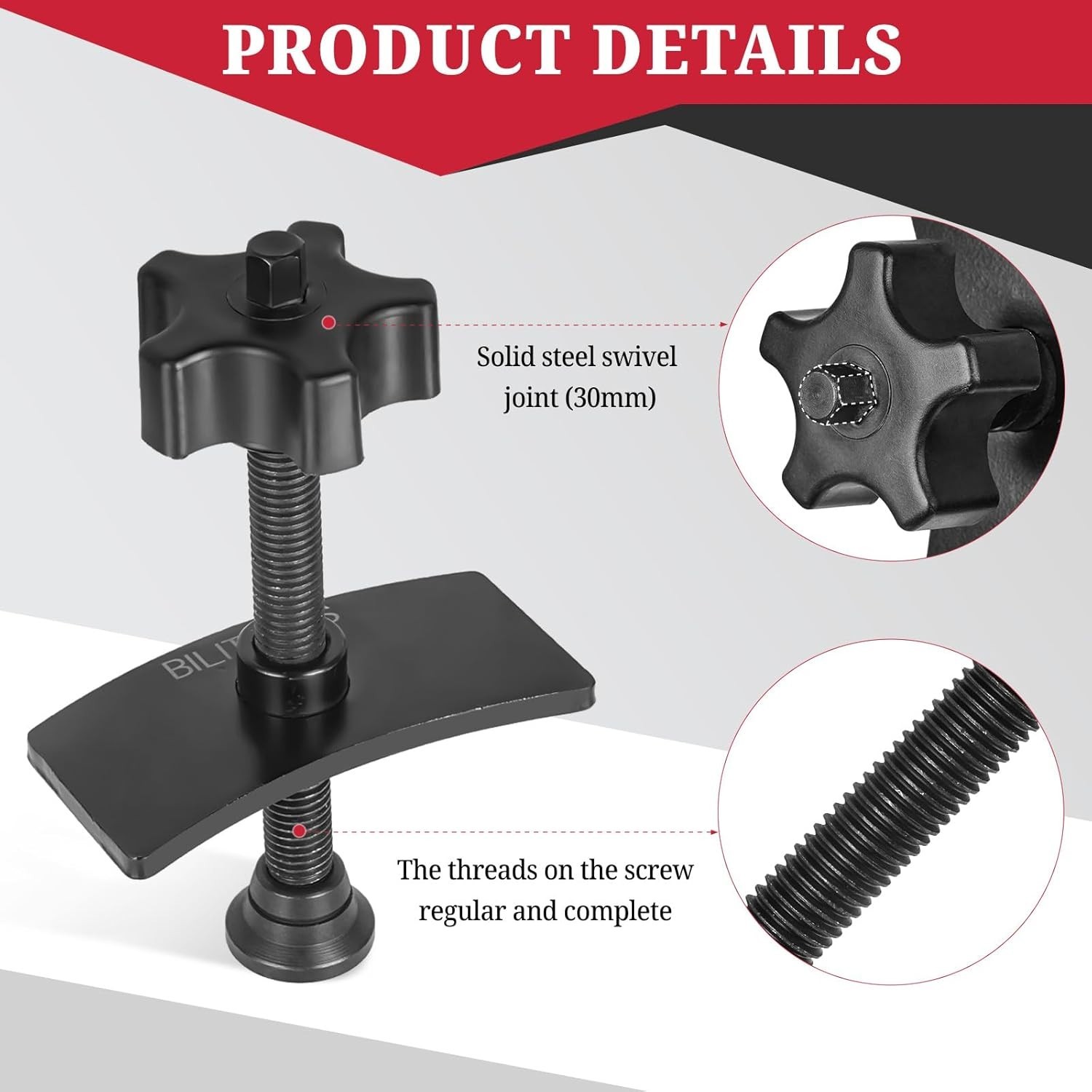 High-Quality Carbon Steel Brake Pad Spreader for Reliable Piston Compression
