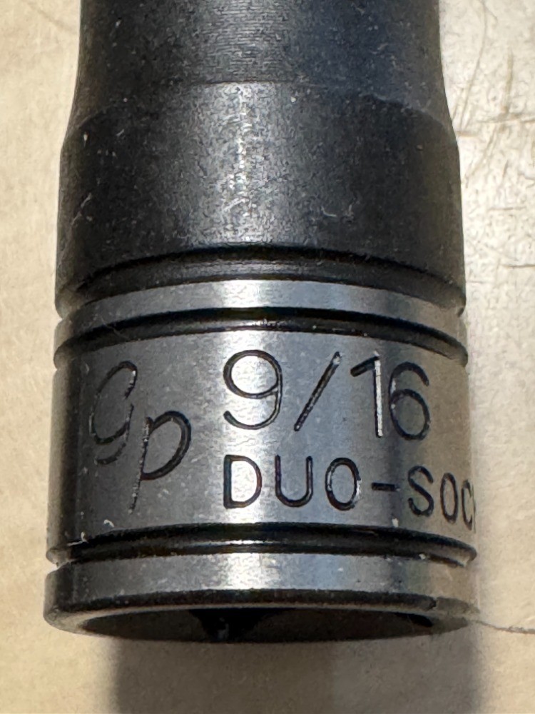 82118D 1/2″ Drive x 9/16″ Deep Length 12 Pt Duo-Socket Lifetime Warranty