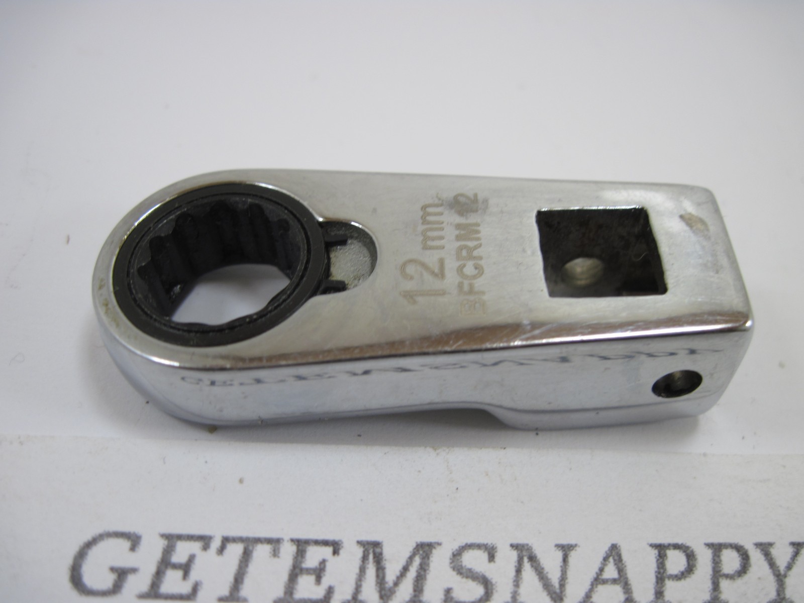 Blue Point By Snap On 3/8″ Drive Ratcheting 12mm Crowfoot Torque Socket BFCRM12